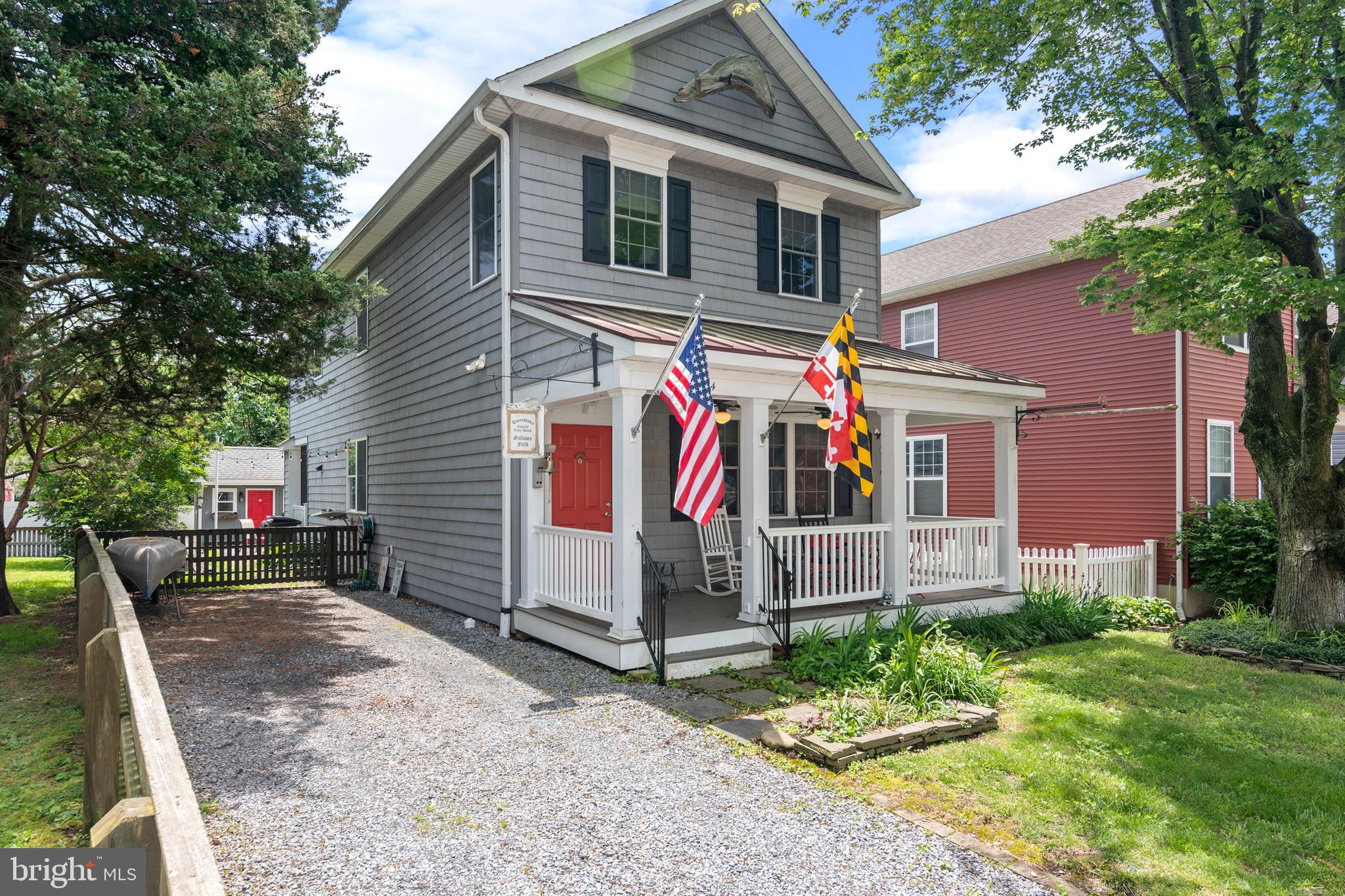 New Price !New Photos !Welcome to 7004 Main St. Located Downtown Historic Queenstown, Md. Jus 15 minutes to The Bay Bridge and 2 blocks to the Chester River. This property was built in 2014 and offers the charm of an older home without the upkeep. Enjoy your front porch as you watch your neighbors stroll by with their Families and pets. This home is located next door to the Historic Queen Annes Court House with the downtown shops and Post Office just steps away. Very low maintenance. This Home is sure to go quickly. More photos to come.