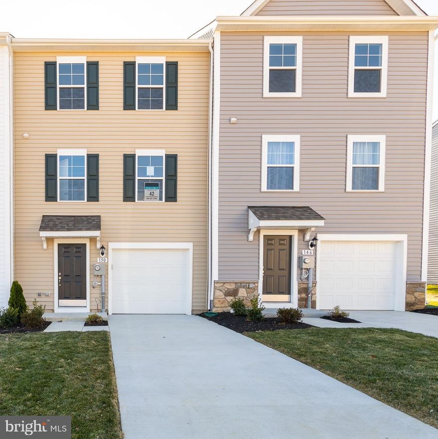 READY FOR MOVE-IN TODAY! New Townhomes in Jefferson County with Views of the Blue Ridge Mountains! The York II offers both beautiful and efficient living space! The 1 car garage leads into a comfy rec room and FULL BATH on the entry floor. The first floor includes a modern kitchen with trendy, sought after finishes, and leads into a spacious living room for entertaining. The large 8ft morning room is an excellent way to personalize square footage on all three levels. The second floor is your personal oasis with an owner's suite, walk-in closet, and spa like bathroom with two additional bedrooms located at the front of the home. Photos and virtual tours are representative. Specific homes will vary. Don't miss out on this great townhome!  ****OFFERING UP TO $9,500 IN CLOSING ASSISTANCE WITH THE USE OF PREFERRED LENDER AND TITLE****