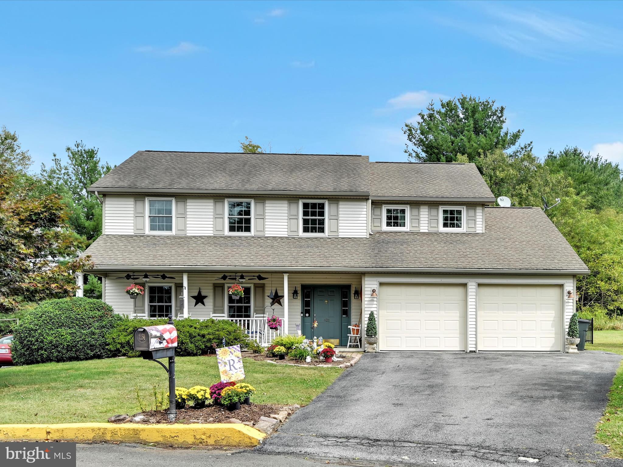 Welcome to this elegant four bedroom, two and a half bathroom home located in a quiet neighborhood within the Blue Mountain School District. This property features a recently installed propane fireplace, central air, a fenced in yard, a shed, and a two car garage. All the windows in the home are new as well. Inside you'll find a kitchen equipped with a refrigerator, oven, built in microwave, and a dishwasher. A washer and dryer as well as a refrigerator located in the garage are also included. The master bedroom features a spacious walk-in closet , master bathroom , and a sitting room perfect for late night conversations. An entertainment center and television can also be included in the deal as well. This home was built in 2008 and has over 2,000 above ground sq. ft. This home also has an alarm system which can be transferred to the new owners. OPEN HOUSE 9/9/2025 5PM- 8PM!!!!
