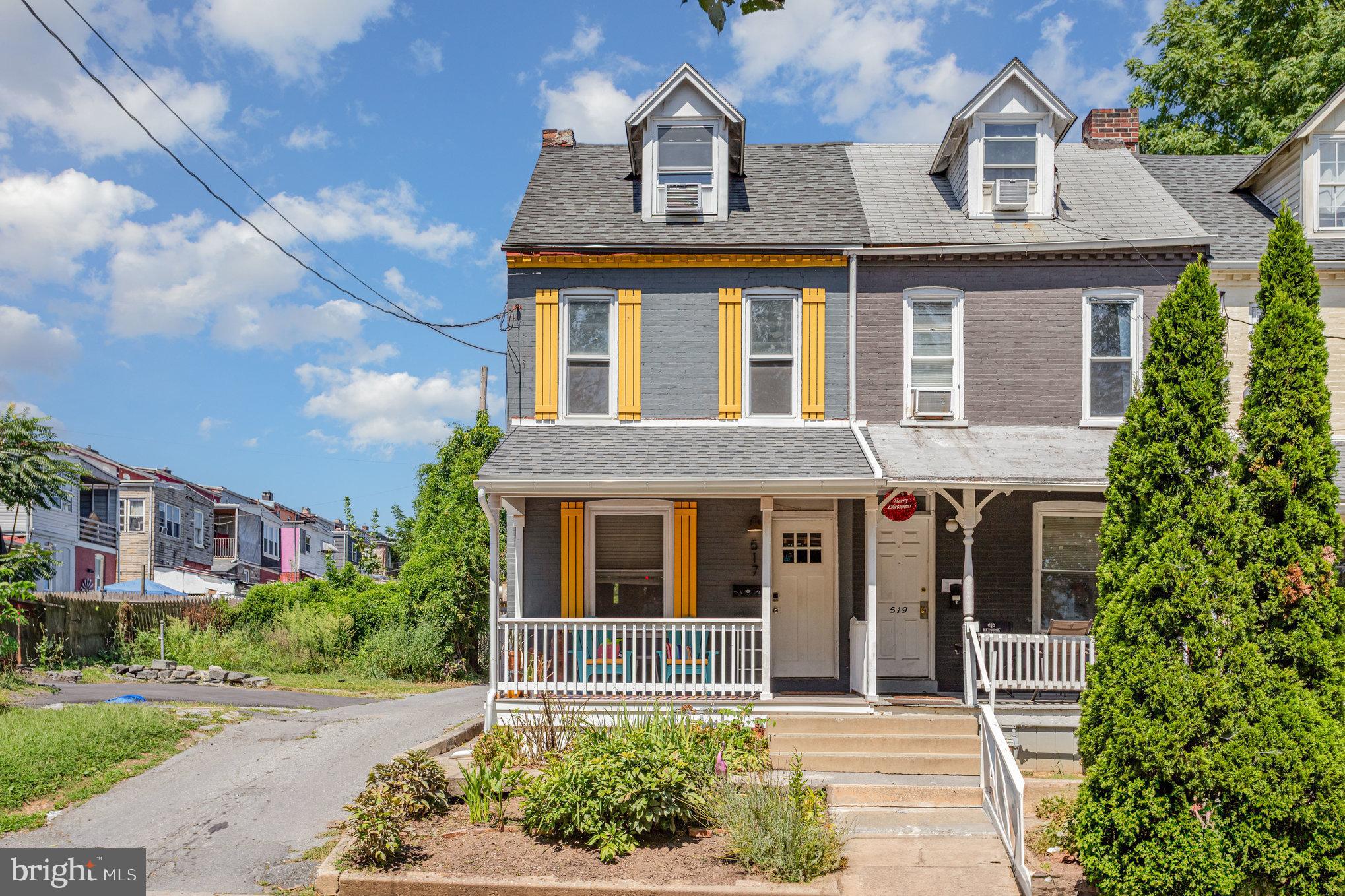 Come see this custom remodeled Lancaster City home that blends modern style and amenities with original woodwork and accents. Completely gutted in 2019, this home showcases restored pine floors, exposed brick, and custom details throughout, while offering modern conveniences like central AC, recessed lighting, gas range, and updated furnace.
The kitchen features shaker cabinets, a concrete countertop, oversized sink, and warm Edison lighting. Handrails were custom-built from pieces of the original home, and pocket doors in the bedrooms and bath save space while adding a sleek, modern touch. The remodeled bath offers a custom vanity and a tiled walk-in shower, and the original claw-foot tub restored for long, relaxing soaks. Additional highlights include a finished third floor for an extra bedroom or office, a brand-new front porch and rebuilt porch roof, plus a new back rubber roof (2025), back door (2024), fence (2023), and recent electrical upgrades (2023). Artistic touches, exposed beams, and industrial details make this home truly unique.
Located near one of the city’s best corner spots for empanadas, this move-in ready home pairs timeless character with thoughtful updates throughout.