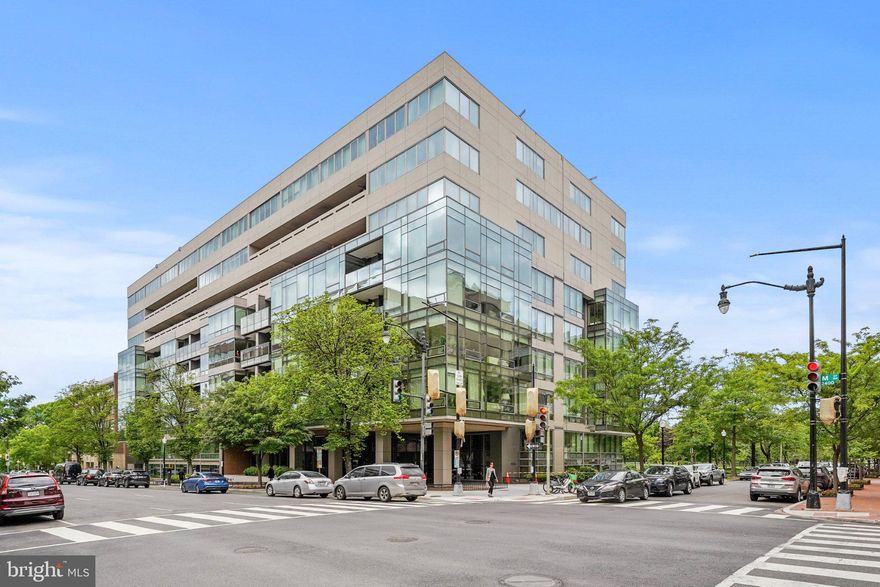 Welcome to the Westgate, a beautifully designed 1,098 sq ft two-bedroom, two-bathroom condo (second bedroom/den) located on the third floor of this luxury 2017 building in DC’s sought-after West End. Floor-to-ceiling windows flood the home with natural light, while the chef’s kitchen and generous closets add both style and practicality. The spacious primary suite features plenty on closet space along with a  walk-in closet and elegant en-suite bath. A private balcony, in-unit washer and dryer, and garage parking for one car complete the home. Residents enjoy premium amenities including a concierge, gym, meeting room, and roof terrace. This pet-friendly building is perfectly located backing onto Francis Field, just a 10-minute walk to Foggy Bottom–GWU Metro Station and moments from the restaurants, bars, and shops of West End and Georgetown.