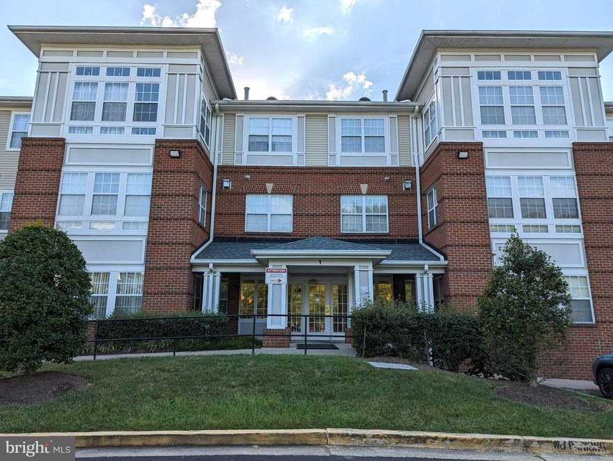 This 2-bedroom, 2-bathroom condo, in Cameron Grove, includes a marble fireplace with mantle. Each of the spacious bedrooms has an en-suite and walk-in closet.  The unit includes a stacked washer and dryer.  A tiled entry way leads to the large, carpeted living and dining areas, which opens to a beautiful atrium windowed sitting room.  The home is filled with light and waiting for new owners to update and customize with their own unique tastes and styles.  Cameron Grove is a 55+ Resort Living Community in Upper Marlboro.  The Resort Center features a 20,000 SF clubhouse and is the focal point for social and physical recreation activities.  On-site there is a movie theater, lounge and bar, indoor and outdoor pools, a ballroom, conference center, tennis courts and solarium. Located close to shopping and local attractions, this is a great place to enjoy resort style living!  The property is being sold AS-IS.