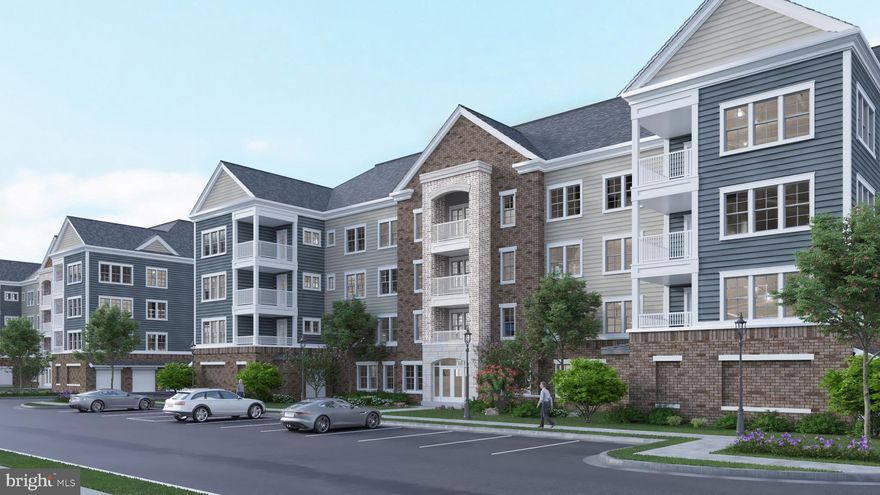 Our Most Popular "A" Model is now for SALE!! This 2-Bedroom Corner Unit on the 2nd Floor will not last!!  The Flats at Montebello is a 55+ gated Del Webb Community located adjacent to Claude Moore Park.  Choose low-maintenance living in this 1,575 square foot corner unit featuring 2 bedrooms, 2 bathrooms and spacious balcony.  Upgraded features include our level Package 3 finishes!! These include Quartz countertops, stainless steel Gourmet Kitchen appliances, glass backsplash, ceramic tile in bathrooms, luxury vinyl plank flooring, upgraded carpet in bedrooms and soft-close, dove-tail constructed cabinets.  This new construction, one-level elevator condo offers an open concept home design, a single space outdoor Carport space, and a storage space on the ground floor.  The Guilford House will be the social hub of the community and boasts 14,000 square feet of endless opportunities.  Enjoy an outdoor pool with shade cabanas & lounge seating, an indoor pool and spa, social hall, a demonstration kitchen, game room, fitness and movement studios, craft room & cards room with a bar area, pickleball and bocce ball courts, community garden, tot lot, walking trails and pocket parks, and so much more...  Our full-time, on-site Lifestyle Director will assist residents in creating a fun & social environment at Montebello!!  We are selling quickly so do not pass up this fantastic opportunity!!