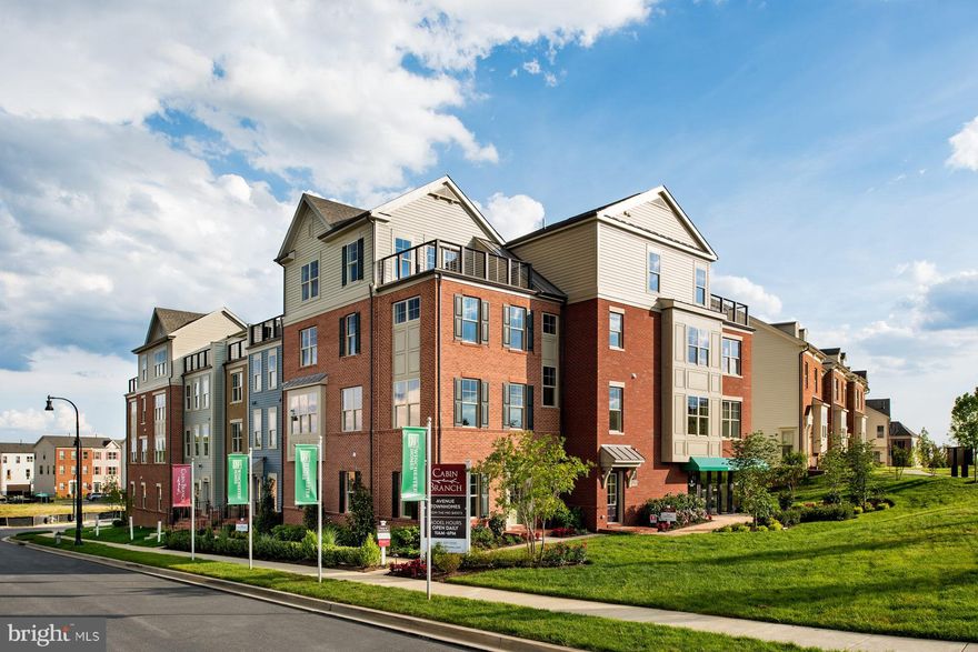 Urban Style at a suburban price. Roof Top Terrace. Pastoral views  2400 SF    4 fin. Lev. of liv. Space   Very large Adult sized bed rooms w/their own baths  3   total -Contemporary central kitchen with granite   Stainless steel appliances - Gas fireplace - - H/wood main lev. & staircases   2 car garage & driveway. Just off 270 in amenity filled Cabin Branch community.