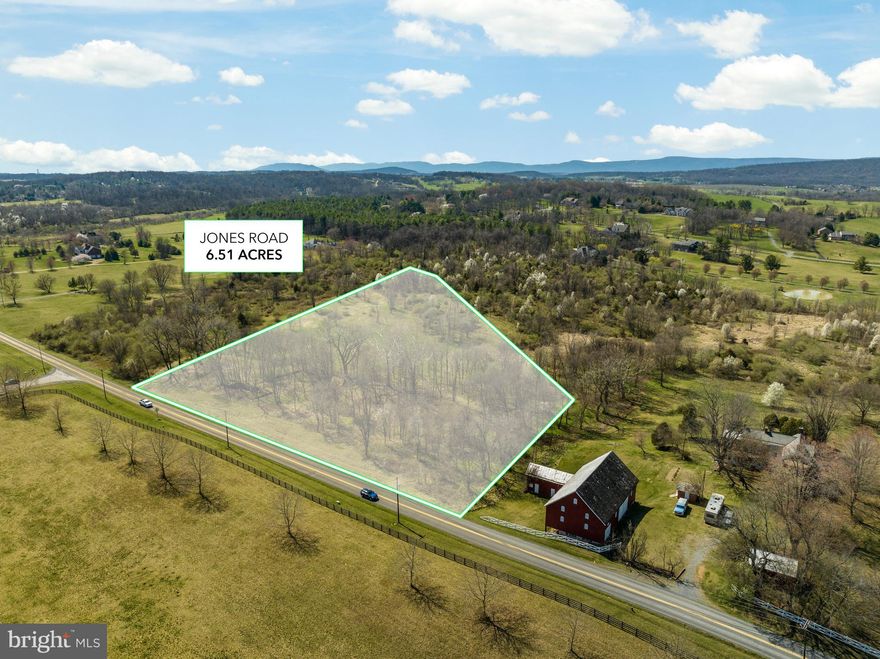 "Living  The Dream on Jones" This gorgeous 6.51 acre lot is located in a highly desirable area. Come build your dream home on land while still being a short distance to everything you need! Close to downtown Winchester, shops, restaurants, the hospital and more. Easy to get to I-81 and Rt. 37. 4 bedroom conventional septic system certification letter. Agent related to seller.