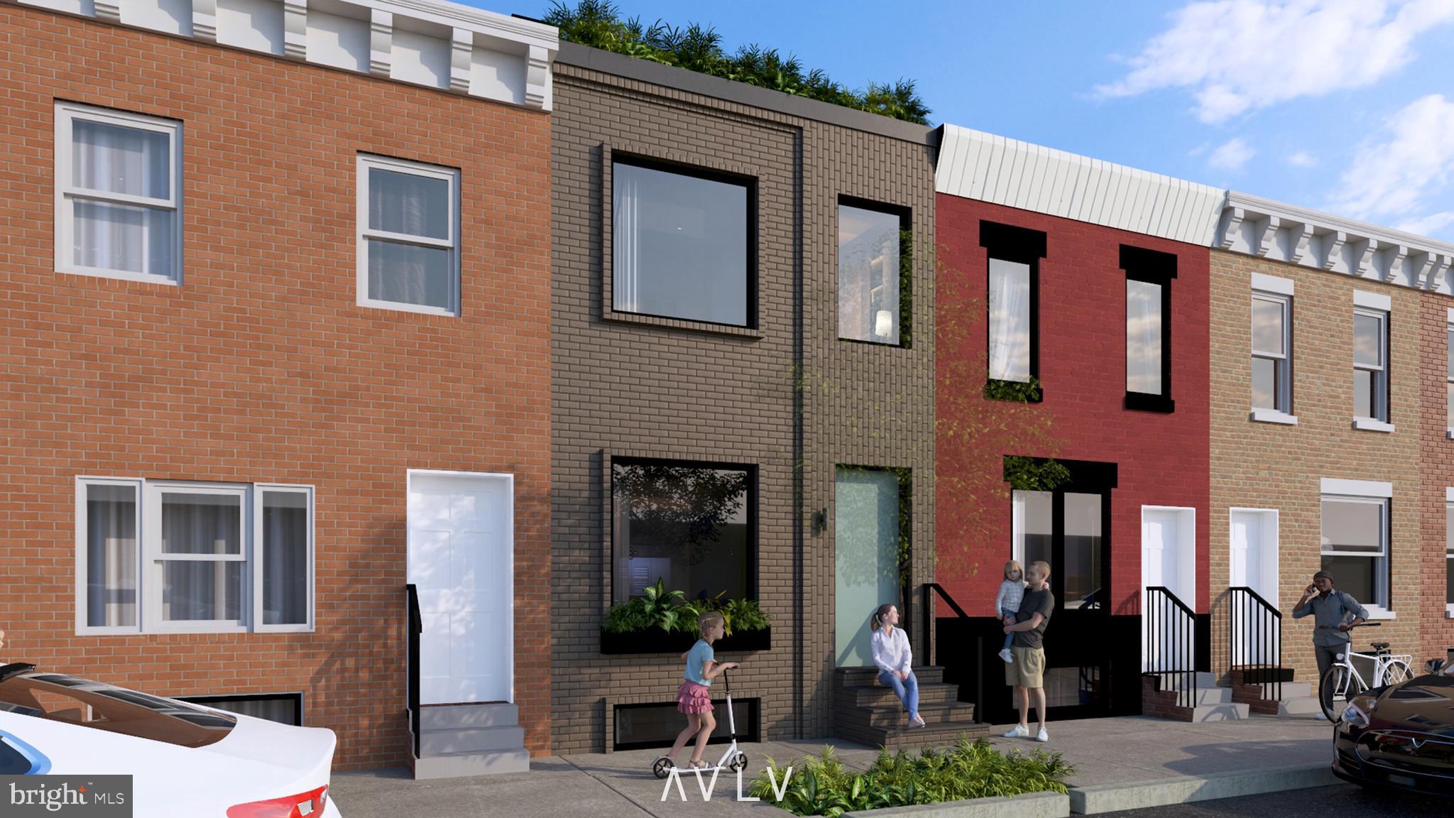 This listing is offered by AVLV, a Philadelphia-based architecture and development firm focused on sustainable urban housing. As the architect of record, we’re available to develop the property specifically for the end-buyer, share design intent, answer technical questions, and support plan submission if desired.
A prime opportunity to build a single-family home in Lower Moyamensing, just around the corner from Mifflin Square Park and walking distance to the Stadium District. This 686 SF lot is offered with drafted architectural plans for a modern new construction home totaling 1,619 SF (including basement), featuring a 514 SF buildable footprint, a private 170+ SF backyard, and a roof deck with skyline views — a rare find in this neighborhood. Architectural plans available upon request.