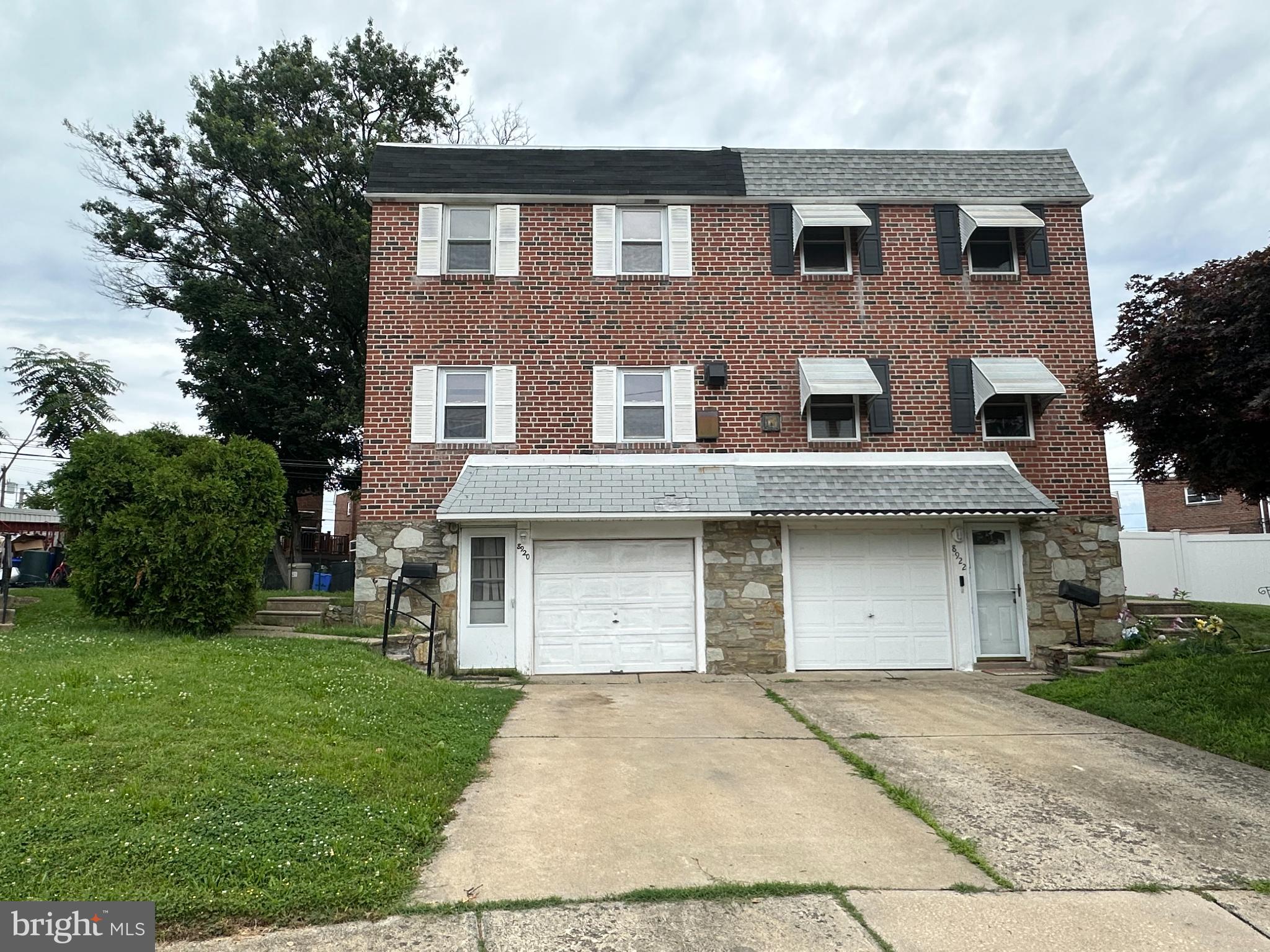Lovely two story Twin on a nice cul-de-sac street. Property consist of 3 spacious Bedrooms, 2 1/2 baths, attached garage & huge rear yard! Conveniently located, close to school, shops & Pennypack park!