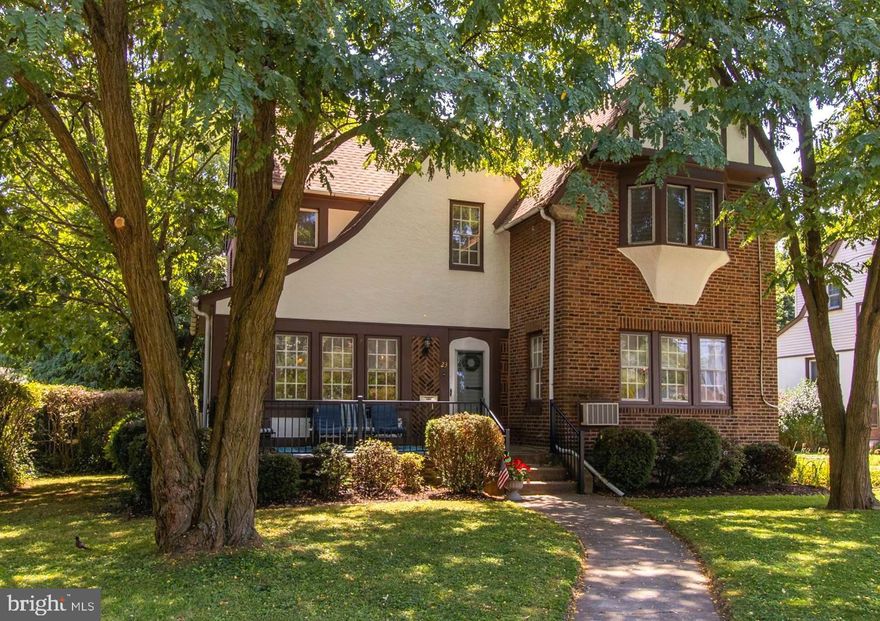 One of a kind Center Hall Tudor Home with incredible space and updates for today's lifestyle.  Located on the beautiful block of Mercer Ave with easy access to routes, 1,3, 476, Turnpike, Valley Forge, Center City & Airport.  Close to shopping, Brookline Blvd restaurants, transportation, Skatium, Pennsy Walking Trail, Haverford Township Library and the Haverford Area YMCA.  Walk to outstanding township parks & school fields with baseball & softball fields, basketball and tennis courts & playground equipment.  Award winning Chatham Park Elementary and Haverford Township Schools.  First Floor: Open front porch, center entrance foyer,  spacious living room with wood burning brick fireplace & large storage area under stairwell, formal dining room, breakfast room that leads to family room & kitchen with gas stove, dishwasher & disposal, butler's pantry with built ins,  powder room, bright & airy sun room / family room with outside exit to rear yard.  Second Floor: Main bedroom with master bath, two additional bedrooms, hall storage closet and hall bath.   Third Floor: Hallway, full bathroom, fifth bedroom, and storage closet with cedar closet.  Lower Level:  Basement with outside exit, laundry facilities, half bath, utilities and storage.  Oversized two car detached garage and long driveway with parking for 4+ cars.  Level 63 x 150 lot with mature landscaping.  Lots of charm and character with 9 foot ceilings on first level, archways, hardwood floors throughout and many built ins.  12 Replacement windows in family room addition, house roof (May, 2018), 200 AMP Circuit breakers, note: old knob & tube wiring removed and electrical wiring upgraded, 2 zoned heating system (May, 2018) with new chimney liner, ceiling fans and six built-in wall air conditioners.  Refrigerator, washer & dryer are included.  Seldom does a special home like this come on the market, make this your "Forever Home" in the wonderful and friendly Llanerch Neighborhood.