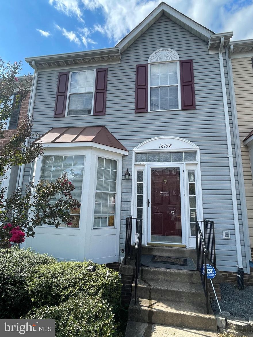 Welcome to your new home at 16158 Taconic Circle, located in the desirable Stockbridge Community of Dumfries, VA. This charming townhouse, available for rent at $2,700 per month, offers a spacious and comfortable living experience with 3 bedrooms and 2.5 bathrooms across 1,998 square feet of living space. Built in 1994, the home features vinyl siding, modern construction materials, and a well-maintained exterior.

Inside, the main level boasts an open floor plan that includes a cozy living area with large windows, allowing plenty of natural light to fill the space. The well-equipped kitchen offers modern appliances and ample cabinet space, seamlessly connecting to the dining area, perfect for family meals. Upstairs, the spacious master suite includes an en-suite bathroom and a walk-in closet, providing a private retreat. Two additional bedrooms on the upper level share a full bathroom. The finished basement adds extra living space, ideal for a family room or home office.

Residents will enjoy access to community amenities such as a swimming pool and playgrounds, enhancing the family-friendly atmosphere of the neighborhood. The property is conveniently located near I-95, making commuting to Washington, DC, and surrounding areas effortless. The home is also within close proximity to schools in the Prince William County Public Schools district, including Pattie Elementary, Graham Park Middle School, and Forest Park High School.

This townhouse offers both comfort and convenience in a quiet, friendly neighborhood. For more details or to schedule a viewing, please contact Long & Foster Real Estate. Make this charming townhouse your new home and enjoy everything the Stockbridge Community has to offe