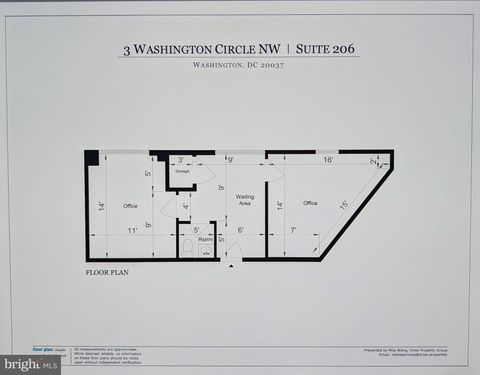 3 WASHINGTON CIRCLE NW 206 WASHINGTON DC 20037