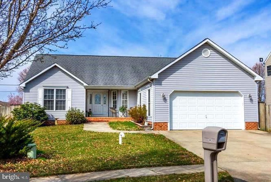 SEEKING PERFECTION? HERE IT IS! This Stunning Rancher has 3 Spacious Bedrooms, (The Master Suite has a Large Sitting Area w/Doors leading to Private Deck), 2 Full Bathrooms & a 2 Car Oversized Garage! The Upgraded Kitchen is complete w/Granite Counters & Custom Kitchen Bar, Custom Cabinets & Stainless Steel Appliances! Fenced in Backyard with two Rear Decks are perfect for gatherings. The Covered front porch & Rose bushes (soon to bloom!) will welcome you home every time! This Immaculate One-Level Beauty is in the Water Oriented & Planned Development of "Anchorage" which offers a Private Pier on Cox Creek! Come enjoy Island Living at it's finest... Blue Herons, Osprey, Crabbing & Fishing & so much more! Close to RT 50 for easy commuting, close to trails, beaches, marinas, boat landings, restaurants, shops & outlets! Bayside Elementary, Matapeake Middle & Kent Island High Schools! 100% USDA Financing available too!