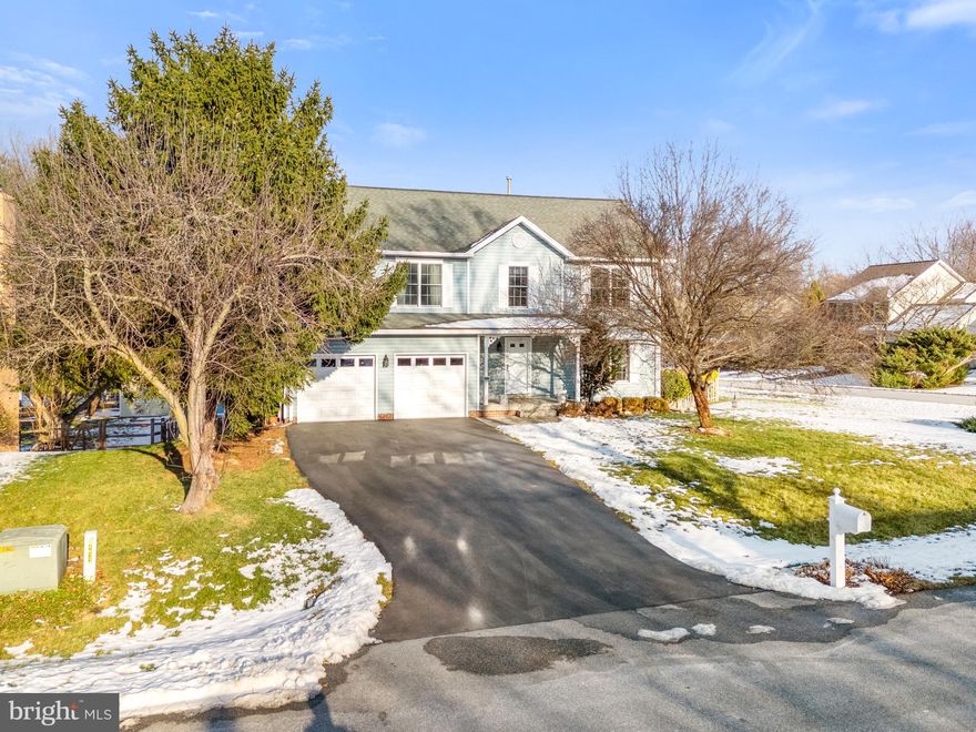 BEAUTIFUL AUSHERMAN-BUILT HOME WOODLYN MODEL IN PRIME JEFFERSON LOCATION! Meticulously maintained by its original owners, this lovely home sits proudly on a spacious corner lot in the Copperfield subdivision.  It has a welcoming front porch, elegant slate, and a paver walkway.   Inside you'll discover gleaming hardwood floors throughout the main level and continuing up the staircase to four generously sized bedrooms. The home has been freshly painted and features an updated kitchen with stainless steel appliances, ample counter space, and a pantry. The fully finished walk-out basement provides an additional bedroom and living space for entertainment or relaxation. Outdoor living is a dream with a spacious fenced and level backyard, a big deck, and a convenient storage shed. Recent updates include: New Garage Doors & Driveway Sealed ('24).  Refrigerator ('21).  Washer/Dryer, Dishwasher & Stove ('22).  Microwave ('20).  Air Conditioner ('15).  30 Year Roof & New Gutters ('11).  Furnace ('10).    Ideally situated for commuters with quick access to Route 340 and minutes from the I-70/I-270 interchange. Don't miss this exceptional opportunity in one of Jefferson's most desirable neighborhoods!​​​​​​​​​​​​​​​​