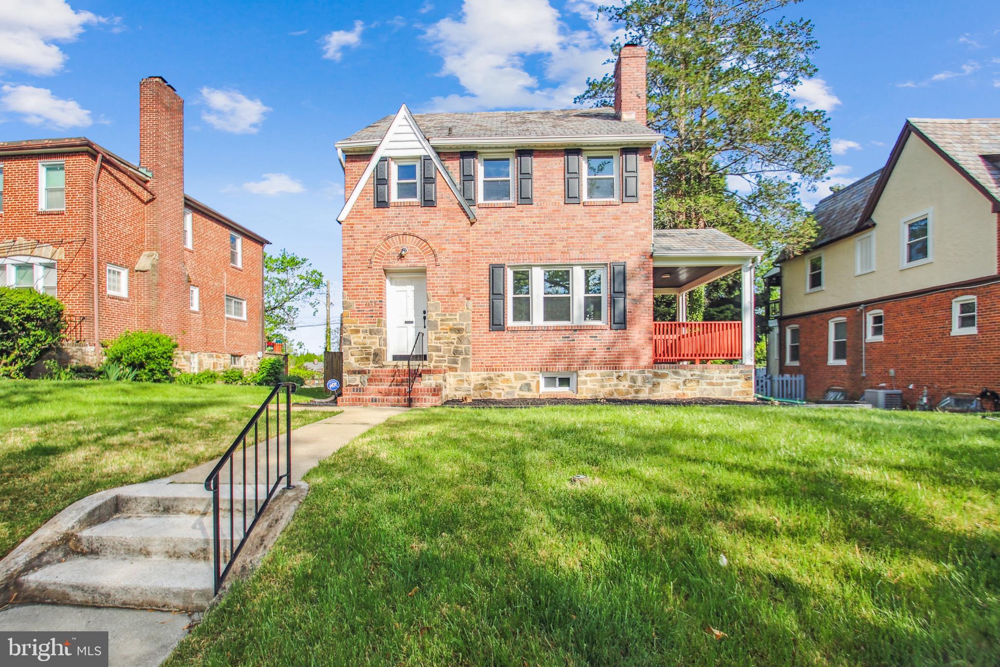 Nestled on a serene, tree-lined street in Baltimore's historic Hunting Ridge neighborhood, 4812 Coleherne Rd offers the perfect blend of classic charm and modern updates. This fully renovated brick home features three spacious bedrooms, three bathrooms, and an open-concept main level ideal for contemporary living. Enjoy brand-new appliances, windows, HVAC system, flooring, kitchen, and bathrooms. The cozy lower-level flex space provides versatility for a home office, gym, or entertainment area.
Step outside to a relaxing side porch and a large back deck overlooking a beautifully landscaped, fenced yard—perfect for outdoor gatherings. The property backs to mature trees, offering privacy and a touch of nature.
Located less than 10 minutes from the Old Catonsville Historic District and under 5 minutes to the expansive Gwynns Falls/Leakin Park, outdoor enthusiasts will appreciate the proximity to hiking trails and green spaces. The home is also near the Edmondson Village Shopping Center, providing convenient access to shopping and dining options.
With its prime location, thoughtful renovations, and inviting outdoor spaces, this home is a true gem in a sought-after neighborhood.