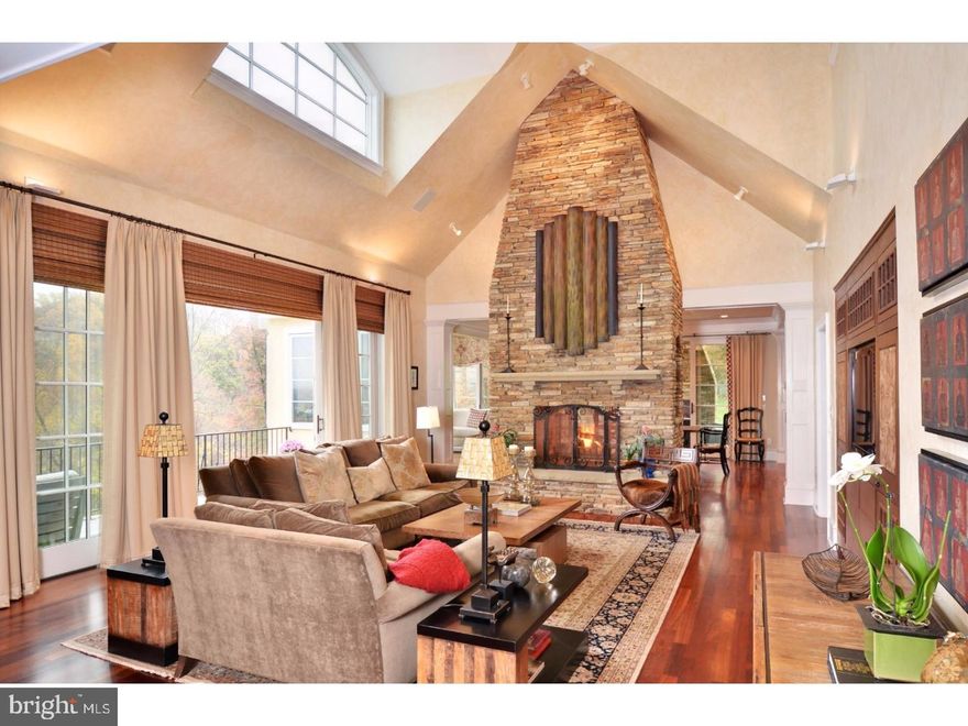 This property is an incredible value and cannot be replicated for the price!  Imagine spectacular views from every window, patio, and deck. Imagine the finest natural elements integrated with the most innovative architectural design elements. Imagine a floor plan as functional for your private life as for your most extraordinary entertaining. Discover 484 Byers Road. Vast natural light radiates against the stone fireplaces, cathedral ceilings, Brazilian Cherry floors that enrich the luxuriously appointed interior living space. Outdoor living spaces include the tranquil salt water pool, with waterfall, spa, sun drenched and shaded seating areas; handsome patios; picturesque decks, and the magnificent covered patio, with a fireplace, off the kitchen. All of this and more, majestically perched on over 4 acres, overlooking vast stretches of preserved land, and minutes from abundant fine dining, luxurious shopping, outstanding education (bus to Montgomery School), and the Pennsylvania Turnpike. Home not visible from the road.