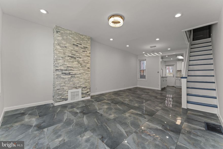 LOCATION LOCATION LOCATION!!!!Welcome to the newly updated Home in the Desirable Neighborhood of "Point Breeze" South Philadelphia. Walk in to a beautiful open concept floor plan. Beautiful 24"x 48"  Ceramic Tile flooring  in the main floor, and plenty of natural light. Large living room leads you to your dining . Your beautiful Kitchen features White shakers cabinets, Granite Countertop and beautiful backsplash, stainless steel appliances is ready for all your family, holidays, and any events meals. From the kitchen you will exit to your backyard which will be great for all your outdoor entertainment. Up on the second floor you will find your large size bedroom with a closet and plenty of natural light. Your 2 guests bedrooms is down the hall. Your hallway bathroom with a great choice of ceramic tile encased bathtub, and around the entire walls, modern vanity. Your finished basement with a full bathroom that features a beautiful ceramic tile around the shower, the bathroom walls and a modern vanity , will be great for a young adult who would like their own space, and definitely for a games and entertainment . Your Washer and Dryer hook up is located in your basement. Schedule your showing Today!!!!