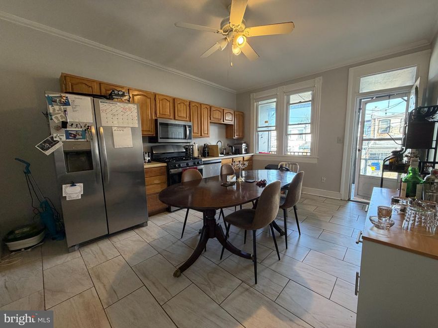 Minutes from Johns Hopkins Hospital and medical campus. Well-maintained brick rowhouse with an interior located in East Baltimore. This property features 2 levels of living space, 3 bedrooms with a den, and 1 full bathroom. The kitchen and bathroom have been recently remodeled. A full basement provides additional storage and potential for future finishing. Conveniently located near Johns Hopkins Hospital, major commuter routes, public transportation, shopping, and dining. This property offers a fenced rear yard with potential for outdoor space. Ideal opportunity for homeowners or investors seeking a property with strong rental potential ($1300–1500/month) in a growing Baltimore neighborhood. Great paying tenant working at JHU.  The current lease is 1200/month, but can be increased to market rent upon owner transfer. This is a steal and won’t last long! Bulk sale opportunity/discount available if purchased with 528 N Milton Ave, 535 N Milton Ave,  616 N Milton, and 2217 E Madison St.