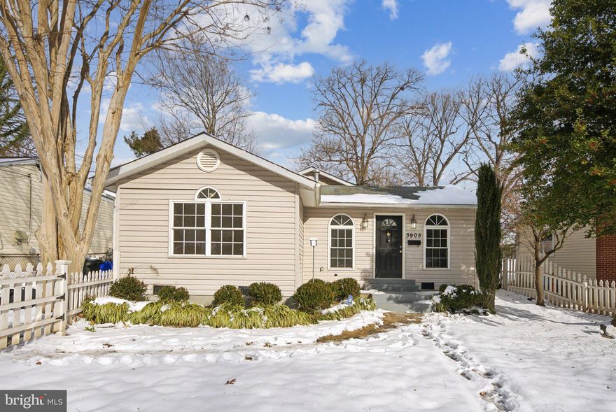 A second chance at this outstanding value opportunity in Kensington! Welcome to 3905 Decatur Avenue, a unique single-family home offering the perfect blend of charm, accessibility, and convenience in the heart of Kensington. Known for its quaint roots and proximity to some of Southern Montgomery County's top amenities, Kensington provides more accessible and reasonable ownership opportunities compared to its neighboring communities to the south and west—all while retaining its special, small-town feel.

This single-level home is a rare find, designed with accessibility in mind while offering the space and flexibility to suit a variety of needs. Boasting over 1,500 square feet of living space, the home features four generously sized bedrooms and three full bathrooms. The open-format kitchen and dining area seamlessly flow into a welcoming living room, creating the perfect setting for everyday living and entertaining. Large front windows fill the home with natural light, enhancing the warm and inviting atmosphere.

Situated on a sizable lot, the property includes a beautifully set-back front yard with a classic white picket fence and convenient off-street parking. The expansive backyard is a true highlight, featuring Trex decking, a playset, and a storage shed, all enclosed within a privacy fence. This outdoor space offers endless possibilities for recreation, entertaining, or relaxation.

Ken-Gar Palisades Park in Kensington, Maryland, is a cherished local destination that adds significant appeal to nearby homes. Adjacent to the expansive Rock Creek Park, the park offers direct access to an extensive network of trails, perfect for walking, running, or biking. Its natural beauty and recreational opportunities are ideal for those seeking an active lifestyle. Just a short drive away, Wheaton Regional Park provides even more options for outdoor fun, including hiking trails, Brookside Gardens, playgrounds, and a nature center, making it a great spot for day trips. Ken-Gar Palisades Park itself features multi-purpose sports fields, tennis courts, and a playground, offering versatile spaces for casual games or community gatherings. Located near Kensington’s shops, dining, and popular landmarks like Antique Row, the park enhances the neighborhood's appeal by combining outdoor leisure with urban convenience.