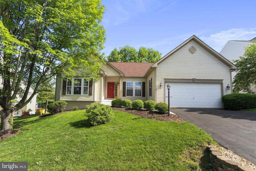 This well maintained Rancher overlooks the Stonebridge Golf Course. You'll love the freshly painted interior. Flooring updates include new hardwood in the foyer & hallway, groutless tile in the kitchen, laundry room & primary bath as well as new carpet in the living room, dining room & bedrooms. Other recent updates include:  Water heater & microwave 2025, Furnace & A/C Nov. 2024, Roof 2023. The unfinished basement can be customized to meet the new owner's needs. This home is also conveniently located close to the local MARC train station and within minutes to I-81 and historic Shepherdstown. Don’t miss the opportunity to make this house your home in the highly sought-after Stonebridge Golf community.