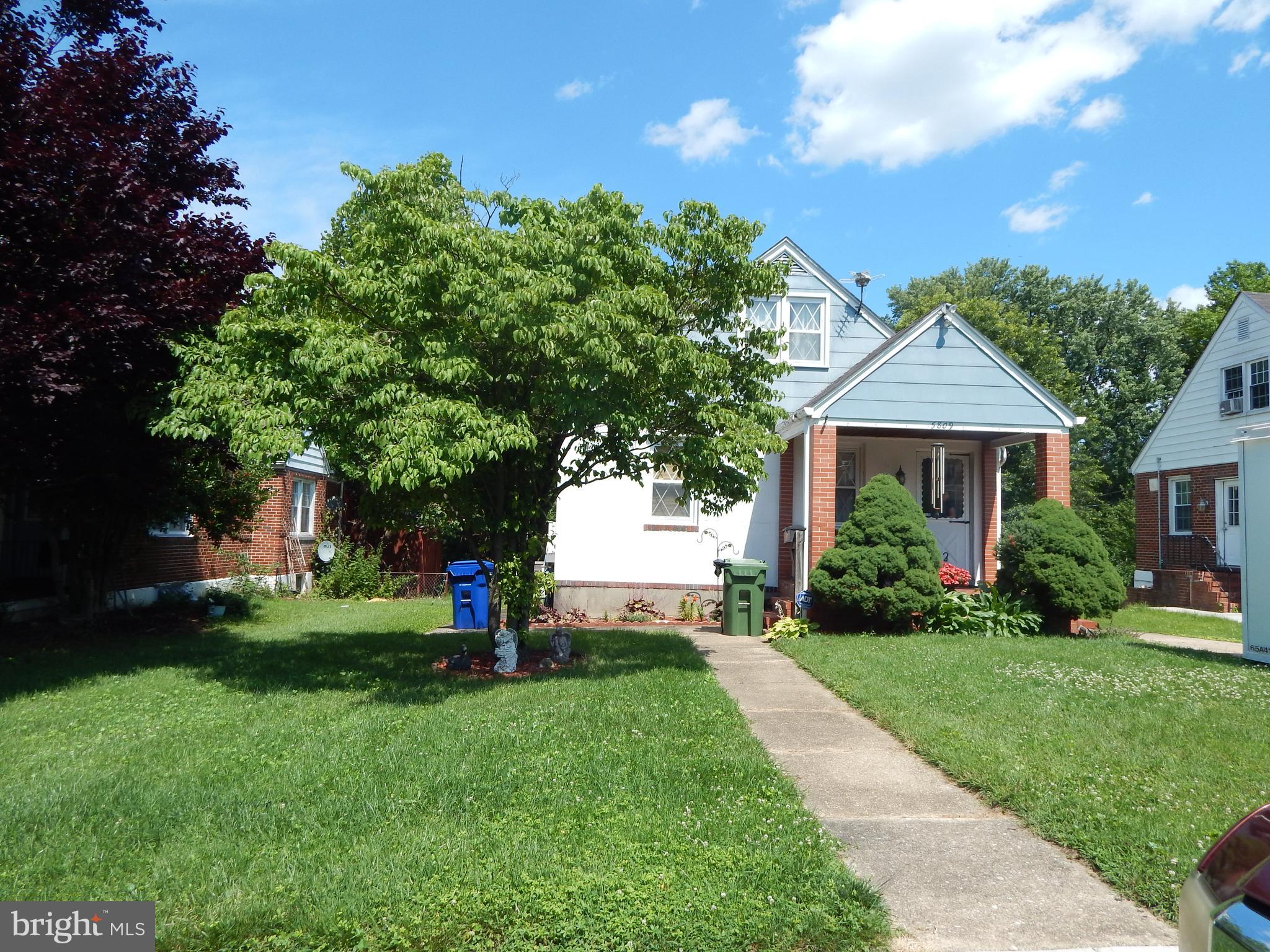 Diamond in the Rough. Nice Yard, great house. Unfinished 2nd Floor has potential to be 2 Bedrooms - already has Hardwood flooring! House is in Live in condition, but buyer looking for "sweat equity" could make improvements as they go along. Seller will NOT make any repairs, so everything is "As-Is". There's hardwood under the 1st floor carpeting as well. Great location on a quiet street.
