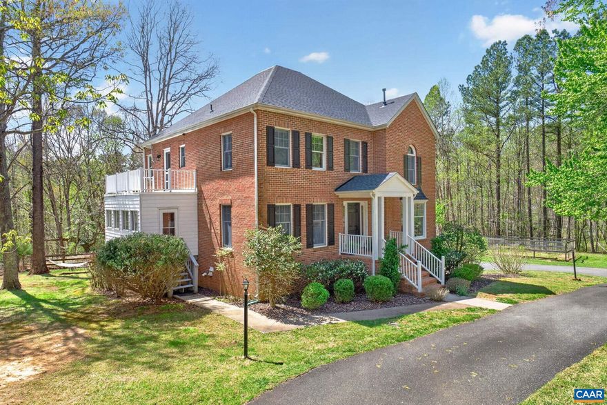 Set on 35 private acres in the Greenwood Estate district, this 5-BR, 4.5 BA promises the rare combination of a spacious, beautifully updated home AND sustainable country living. Exceptional property features mountain views, a stream, and a balance of pastures and towering hardwoods (Oaks, Maples, Tulip Poplars). The land has been thoughtfully cultivated to support a Farm to Table lifestyle: blueberries, grapevines, established asparagus beds and a DELIGHTFUL (fully fenced!) orchard ? all supported by hydrants and rain collection systems. Equestrian features include a 4-stall center-aisle barn and paddocks. Well appointed home with tasteful finishes incl refinished hickory hardwoods, lovely Primary bath remodel and impeccable kitchen reno: floor-to-ceiling white cabinetry, leathered granite/marble counters, island, coffee bar, new appliances & Andersen triple-pane slider to deck. Unfinished 3rd flr was transformed to add 5th BR and potential for addtl Primary In-law suite/Loft. Major investments in systems: new roof (2025), both HVAC units replaced, windows/skylights, entire driveway paved. So much more to explore.. Morel patch, deer hunting stands, Chicken coop. Come visit...you won't want to leave.,Granite Counter,White Cabinets,Fireplace in Basement,Fireplace in Family Room