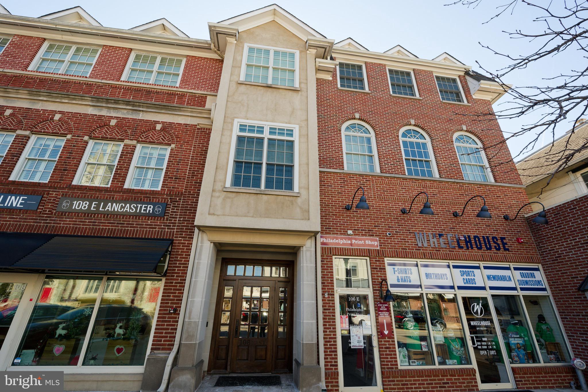 Stunning "Turn-Key" condo in Steepleview just literally steps away from all the shops and restaurants that Wayne has to offer. Built by renowned local builder C F Holloway known for high quality and top notch finishes. Enjoy elevator access to your third floor condo overlooking Lancaster Avenue from the front door lobby or the rear lobby where your assigned parking space is just steps from the entrance. Enter the gracious foyer with hardwood floor, wainscoting, crown molding and guest coat closet which leads into the open concept floor plan living. Great Room with hardwood floor, crown molding and recessed lights. Custom Kitchen with Bosch dishwasher, Thermador range and electric cooktop, Sub Zero Refrigerator , Bosch microwave, granite countertops with counter seating, ceramic tile backsplash, under cabinet and recessed lighting and hardwood floor, Adjoining Dining area with crown molding and hardwood floor, Primary bedroom with crown molding, recessed lights and ceiling fan, professionally organized walk in closet and full bath with marble and ceramic tile, Guest bedroom with hardwood floor, crown molding, recessed lights and ceiling fan, professionally organized walk in closet, full bath with marble and ceramic tile, a convenient laundry closet is located off the hallway with a folding counter and storage shelves above, Neutral palette throughout, large windows afford an abundance of natural light, one car covered parking, private storage unit is included, just a few minutes walk to the Wayne train station. Immaculate move in condition, only ten lucky owners can call Steepleview home, A unique upscale boutique living experience with a low maintenace lifestyle centrally located to enjoy all that The Main Line has to offer, Schedule your tour today! Easy to show