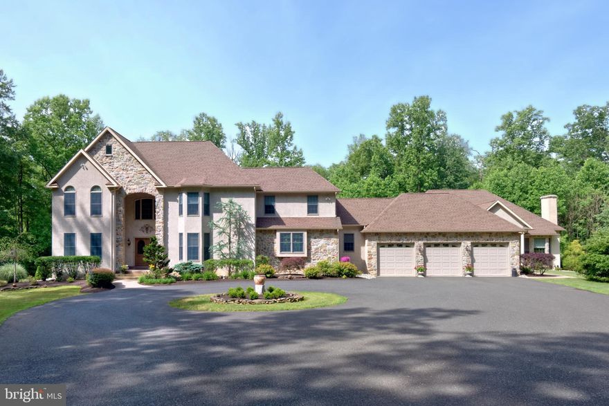 1760 Canary Road offers you the serenity of peaceful living.  Complete extra living quarters attached via the 3 car garage offers many options either as a guest house, or for large extended family or in-law quarters. Recently placed into a Forestry Act to reduce the taxes. Nestled on approx 22 acres just off Rt 663, only 4.5 miles from the new Hospital and Quakertown Exit on the NE Extension,making it an easy commute to both Philadelphia,Lehigh Valley and beyond. Totals 6 BR's,6 BA's, In-ground pool and 2 level Patio. The main house has a 1st Flr BR and full bath off the Foyer which gives you options for one floor living. Master Bedroom suite and two other bedrooms with Jack-n-Jill Bath complete the 2nd flr. The 2 story Great room boasts pillars,built in wall units and Stone gas fireplace. Expansive eat in kitchen features custom maple cabinetry, granite counter-tops, Center Island, Thermador Gas oven/range and huge walk in pantry. Sellers are considering all reasonable offers.