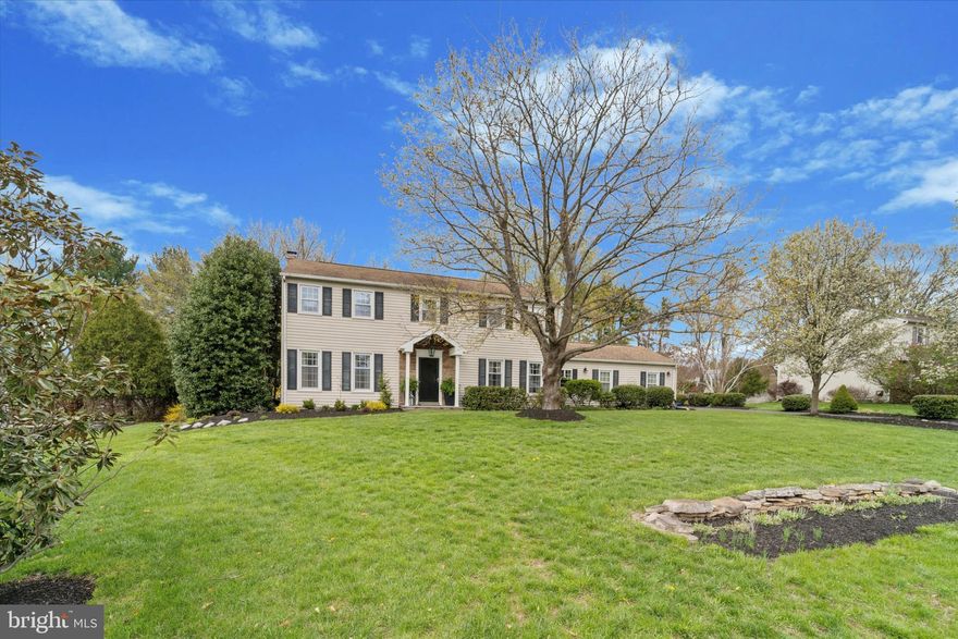 Welcome home to 1018 Pinetown Road located in the popular Ft. Washington area of Upper Dublin Township.  Evident throughout this beautiful home is the care and attention to detail that prevail both inside and out, combining to offer  today's buyer carefree enjoyment for years to come.
Created by the owners, custom features are found everywhere from the slate landing, tongue and groove covered entrance to the pea gravel conversation areas in the yard.
The pulse of the home can be seen upon entering with the open design of the kitchen to accommodate the family room with large hearth and fireplace along with the 4 season sunroom with 3 sets of French doors inviting the outside into the area as well.  The kitchen features a custom, walnut topped center island, Carrera marble tile backsplash, stainless appliances, hand crafted custom range hood, recessed lighting and pantry closet.  Features of the sunroom include tongue and groove pine ceiling, recessed lighting,  2 ceiling fans, travertine tile floors and stacked, stone fireplace.  Entrances to the dining and living rooms have been enlarged to create easy flow throughout the main floor and all are graced with hardwood floors, custom moldings and recessed lighting.  Convenient laundry/mud room, powder room and garage entrance are located in the kitchen area as well.  
Upstairs, you'll find the primary bedroom with walk-in closet and ensuite bath featuring a tiled shower with glass enclosure, double vanity, linen closet and all new plumbing fixtures.
3 additional bedrooms on this floor have been freshly painted in neutral colors and all have ample closet space and ceiling fans.  The large hall bath has been recently remodeled in 2023.
The basement is finished, includes a cedar lined closet, storage areas, new carpeting, and new hot water heater in 2023.  Other notable features:   New 200 amp electric service, 4/25, garage with mahogany shelving, new electric door and newer driveway.  The sidewalks have been replaced per the Upper Dublin Curb and Sidewalk Program, 6/2022.
All this.... situated on a large level lot with areas designed for outdoor entertaining  surrounded by mature landscaping, specimen trees, grasses and flowering garden beds.
The convenient location of this fine home is within walking distance to Mondauk Park, minutes to the shopping and restaurants of Ambler and close to major transportation routes.
Don't miss this incredible opportunity, schedule your private tour today!