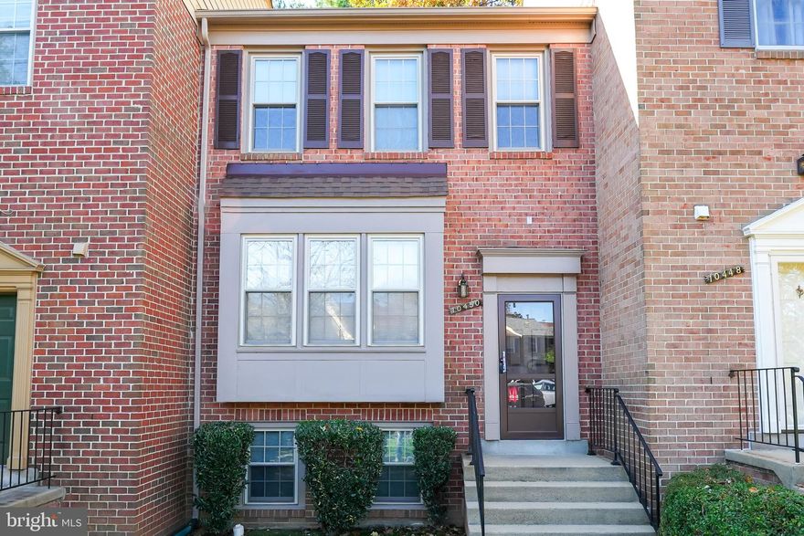 Meticulously maintained 3 bedroom Townhome available in the conveniently located and highly sought-after neighborhood of Kings Park West!   With 3 bedrooms, 2 full bathrooms, and 2  half bath, you have 3 finished levels with a lower level recreation room, laundry room and utility room.  The home also includes 2 assigned parking spots.  It features main level entrance with powder room next to foyer hall, spacious living room with box bay window, separate dinning room, a large kitchen with Corian countertops and updated cabinets offers eat-in table space , and a sliding glass door to private fenced in patio. Upper level offers bright primary bedroom with private full bath and an additional two bedrooms and a hall bath. Hard wood floors replaced 2022 and roof in 2019.  Convenient commute access in a central location at Fairfax County and Fairfax City.  WMTA bus stop at the community entrance, adjacent to Gorge Manson University and Rabbit Brunch Run park!