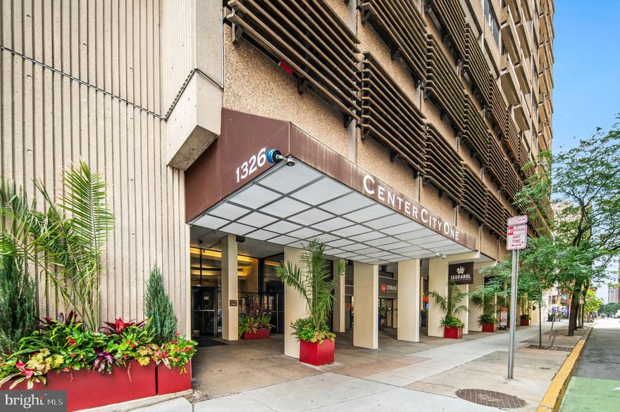 Endless Possibilities Await at Center City One! Bring your vision to life in this spacious 897 sq ft one-bedroom, one-bathroom south facing condo with a Terrace. This home is a blank canvas ready for your personal touch. Whether you're looking to create a sleek modern retreat or a cozy urban escape, this opportunity offers the perfect foundation to design your ideal living space.  This home has ample storage throughout included a spacious laundry closet with side by side w/d.  Don’t miss your chance to craft a home that truly reflects your style in the heart of Center City!  Center City One is a pet-friendly building. The condo fee includes water/sewer, gas, basic cable, snow and trash removal, and a 24-hour door person. Center City One has an attached garage and spaces can be rented subject to availability. Step outside and immerse yourself in the cultural heartbeat of Center City. The Avenue of the Arts, Kimmel Center, and Academy of Music are all within a block! You are steps away from the Broad Street Line and numerous bus lines, making your daily commute a breeze. Enjoy many of Philadelphia’s best restaurants and bars, including Vetri Cucina, Vedge, Prunella, El Vez, Little Nonna's, and many more!