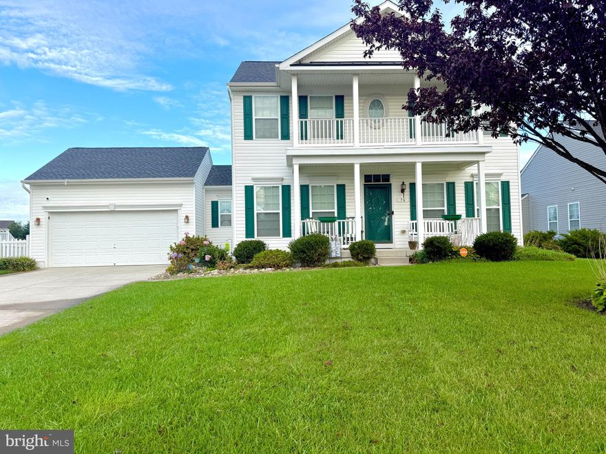 Nestled within the peaceful community of The Meadows at Chestnut Ridge, 76 Mandrake Dr. presents an exceptional opportunity to own a spacious and sophisticated turn-key contemporary. This meticulously maintained home, boasting over 3,000 square feet of thoughtfully designed living space, welcomes you with an open and flowing floorplan that is perfect for both everyday life and grand-scale entertaining. From the moment you step inside, the quality and care are evident, beginning with a chef-inspired kitchen that serves as the heart of the home. Here, you'll find 42-inch cabinets, a spacious breakfast bar, a cozy eat-in area, and stainless steel appliances. The kitchen opens seamlessly into a warm and inviting family room, where rich wood flooring, a cozy gas fireplace, and dual ceiling fans create a comfortable atmosphere for relaxation. For more formal occasions, a separate dining room and living room provide ample space for hosting gatherings with ease. The private primary suite is a true retreat, offering generous proportions, a spacious walk-in closet, and a luxurious en-suite bath complete with dual sinks and a large, refreshing stall shower. Three additional well-appointed bedrooms share access to a convenient hall bath, also featuring dual sinks to simplify busy mornings.  The incredible value of this home extends to the fully finished lower level, which offers limitless possibilities to fit your specific lifestyle. This versatile space includes a bonus room that can effortlessly serve as a home office, a private gym, a media room, or even a fifth bedroom, all supported by a convenient full bathroom. Outside, your private backyard oasis awaits, featuring a 12x12 deck for alfresco dining, a fully fenced yard, and a handy shed for storage. Premium features throughout the property include a dual-zone HVAC system for optimal comfort, a dedicated irrigation system with its own well, and a two-car garage.  Perfectly positioned for convenience, this home in The Meadows at Chestnut Ridge provides quick and easy access to Route 1 and Route 13, with Dover Air Force Base just a short ten-minute commute. With public water and sewer and a move-in-ready condition, this exceptional property truly allows you to simply unpack and begin enjoying the lifestyle you deserve.