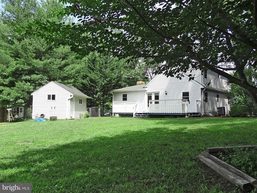 Reduced $10,000!  Conveniently located 4 BR 2 full BA craftsman home is situated on private 1.1 acre. Large deck off kitchen/dining overlooks the fully fenced backyard & leads to a 2+ car garage. Additional 2nd shed w/power & secluded patio too! Its homey & cozy appeal flow from room-2-room yet w/ many updates this has a lot of WOW factor. Car/bike enthusiast, gardener, or hobbyist this is home!