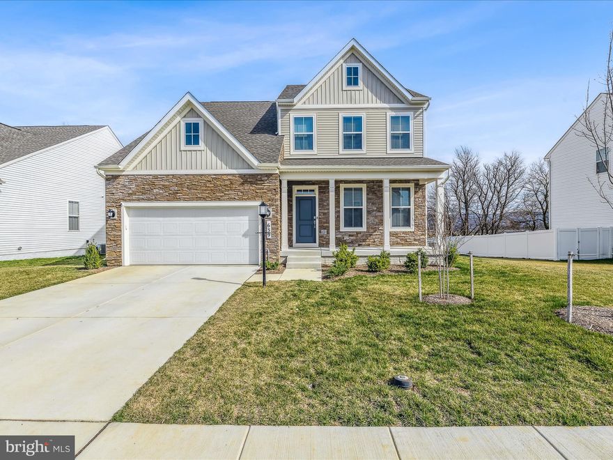 Welcome to your dream home in the prestigious Norborne Glebe community of Charles Town, WV, where modern luxury meets convenience. This two-story gem boasts an open floor plan on the first level, featuring a great room, an upgraded kitchen, a breakfast room, and a living room, ideal for both entertaining and daily life. The second story is a haven of tranquility with four spacious bedrooms, including a primary suite with an en-suite bathroom and walk-in closet, and three additional bedrooms, a full bath, and a convenient upstairs laundry. The finished basement enhances the living space with a fifth bedroom, third bathroom, rec room, storage space and walk up stairs to the backyard. This home is truly move-in ready, with recent upgrades like a deck, ceiling fans, and blinds. Norborne Glebe will soon offer amenities such as a swimming pool, tot lot, and green spaces, all while being conveniently located near shopping, dining, and the Duffields MARC station for easy access to metropolitan areas. This is a unique opportunity to enjoy sophisticated living in a community designed for your lifestyle.