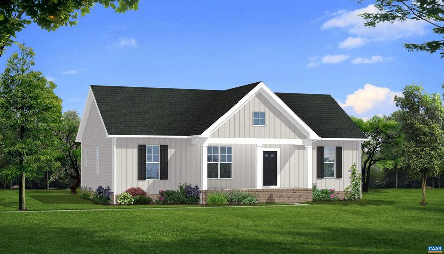 New home being built by Rock River Homes now offered in the Meadow Forest Subdivision on over 2 acres in Louisa County! The Slate River is a 4 bedroom, 2 bathroom, 1655 sq.ft. home that offers the RRH's standards you've come to love within an affordable reach! Inside this spacious, open floor plan this home will have granite countertops throughout, cathedral ceilings, LVP flooring, beautiful kitchen w/ island & Merillat cabinetry, & more. This home has an easy commute to Ashland, Montpelier or Lake Anna State Park and will be completed in October!