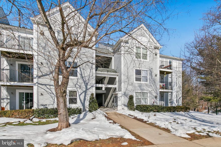 Welcome to this beautiful top-floor 3-bedroom, 2-full-bath condominium in the highly sought-after Decoverly community. This sun-filled home offers spacious, open rooms and peaceful wooded views from every window, including the private balcony, with all new deck boards replaced in Aug '24 — creating a serene retreat with exceptional natural light. Inside, you’ll find brand-new carpeting throughout, just installed, along with hardwood floors, granite countertops, and a cozy gas fireplace. The cathedral ceiling and skylights over the living and dining areas enhance the airy feel and make the living space feel bright and inviting. The primary bedroom has an ensuite bath, accessible from the hall for guests and the other two bedrooms share a full Jack and Jill bath. New kitchen appliance were installed this past summer and a brand new washer and dryer were also added this past September, while a brand-new hot water heater is being  installed, all adding peace of mind and value. The location is unbeatable — just blocks from Downtown Crown, with Rio and Kentlands only minutes away for dining, shopping, and entertainment. Community amenities include a pool, tennis courts, sports court, and dog park. This is truly a commuter’s dream, with quick access to Shady Grove Metro, I-270, I-370, and ICC/Route 200. Includes assigned parking space #32.