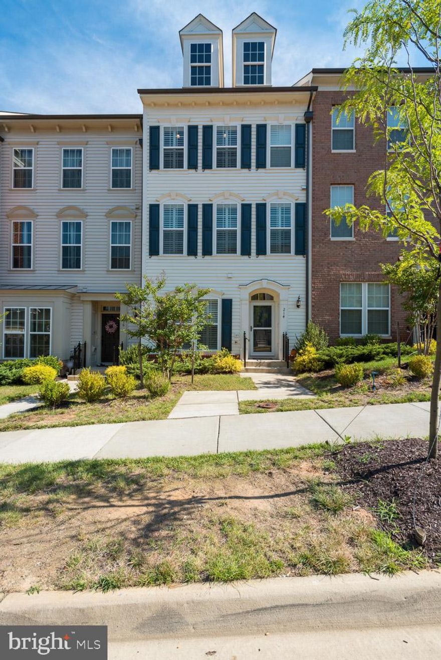 3 level townhouse in amenity filled Embrey Mill community available June 1. Open floor plan & hardwood floor on main level, gourmet kitchen, upgraded appliances, granite & bar type island+ eating area. Master bedroom on 2nd floor w/luxury bath, walk-in closet. 2 bedrooms and 1 full bath on top floor. Two bonus rooms: use as family room, office, or exercise area. Beautiful stamped concrete patio leads to large detached 2 car gar with ton of storage. Cafe, pool, trails, soccer field, hotwheels racetrack all within walking distance!