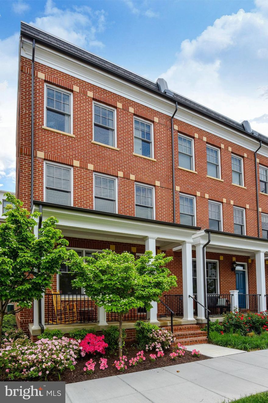 INSTANT EQUITY! Like no other! This luxurious TH has every upgrade imaginable! Like new and stunning! Some of its special features include: Hardwood floors on "all levels", gourmet Kit w/SS appl,granite,island,counter seating, State of Art whole house sound, wifi and security system, heated garage w/electric car charger, rooftop terrace w/indoor/outdoor fireplace and LEED certified,Energy +more!