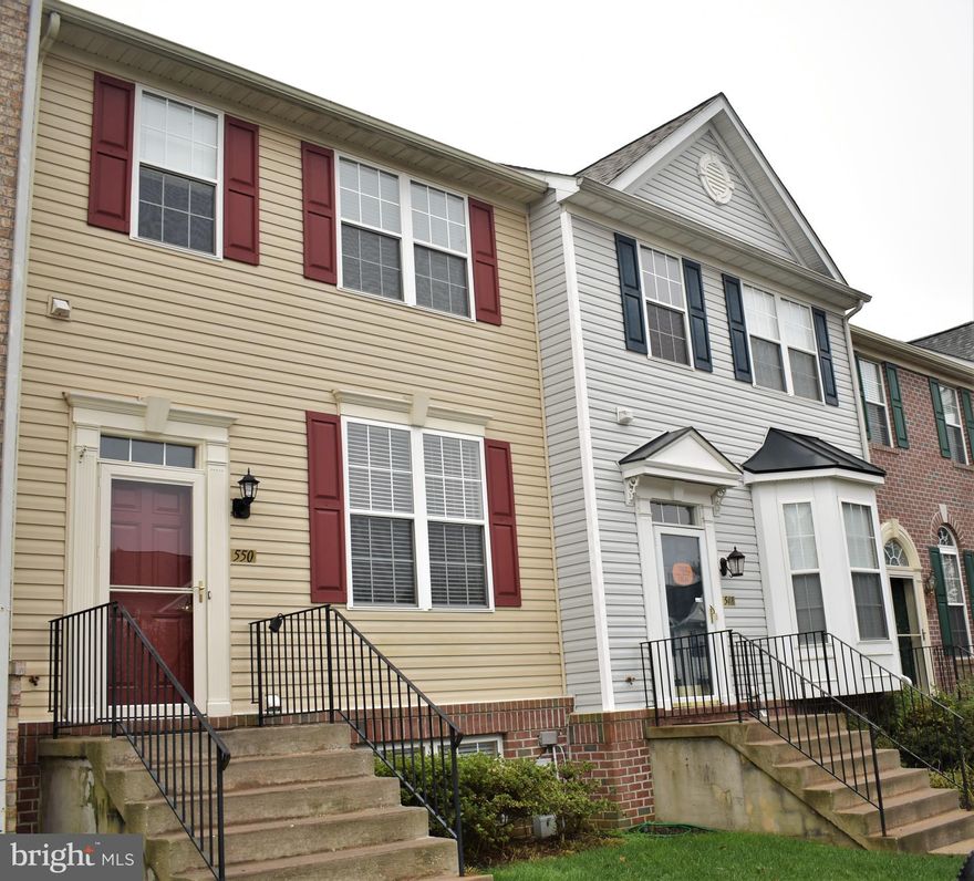Immaculate townhome located in the desirable neighborhood of Monmouth Meadows! The main level boasts hardwood flooring, fresh paint, and a completely updated kitchen with quartz countertops, stainless steel appliances, kitchen island with granite counter and European style cabinetry. DOG Friendly - small dog preferred. You'll love the formal dining room that overlooks an open field. LARGE deck with ample space for grilling and entertaining. Fenced back yard. The master suite is airy with vaulted ceilings, separate office space and walk in closet. Enjoy family time on the lower level with outside access and laundry room. Plenty of additional storage space as well. Great location to I-95 and White Marsh Mall. Close to Belcamp Beach and Harford Glen Park.