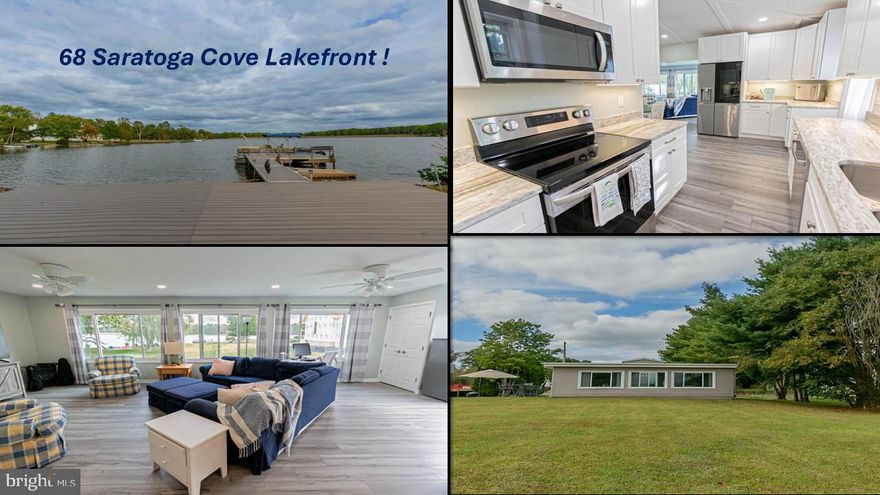 BACK ON THE MARKET - NO FAULT OF THE SELLER **** CONTINGENT UPON SIGNED RELEASE - LAKEFRONT LIVING AT IT'S BEST WITH THIS ADORABLE BUNGALOW IN BEAUTIFUL LAKE CAROLINE! ** LOCATION -LOCATION - LOCATION ** THIS CUTE HOME SITS ON A .75 ACRE LEVEL LOT NEAR THE MAIN BEACH, POOL, PICKLEBALL & TENNIS COURTS & ON THE MAIN BODY OF THE LAKE WITH PANORAMIC VIEWS FROM EVERY ROOM. FULLY RENOVATED IN  2022 TO INCLUDE TILED FLOORING & BATHS, LVP, NEW SS APPLIANCES, BEAMED CATHEDRAL CEILING, NEW LIGHT
 FIXTURES, VANITIES, LEATHERED GRANITE TEXTURE COUNTERTOPS, TANKLESS HOT WATER HEATER. ADDED MINI SPLIT HEAT/AC FEATURE IN SUNROOM FOR SUNRISE & SUNSET VIEWS THRU AMAZING WINDOWS FACING THE LAKE! GRAB YOUR FISHING POLE FOR A SHORT STROLL TO YOUR OWN PIER FOR SOME GOOD FISHING OR ENTERTAIN YOUR LAKEHOUSE GUESTS BESIDE THE WATER WITH THE TREX DECK FIRE PIT & SEATING AREA, PERFECT FOR S'MORES OR
LARGE GATHERINGS AT THE WATERSIDE. TREX PIER WITH BUILT IN BENCH & FLOATING JET SKI DOCK TO CONVEY. ROOM  FOR BOATS & JETSKIS AND A GREAT SWIMMING AREA RIGHT OFF YOUR 108 FEET OF SHORELINE. LARGEST SECTION OF LAKE CAROLINE IS RIGHT HERE - WATERSKI OFF YOUR DOCK WITH AMPLE ROOM FOR YOUR BOAT TURN AROUND AREA.  FUN FUN FUN! LAKE CAROLINE IS A FULL-SERVICE LAKE OFFERING: WAKEBOARD, WATERSKI, JETSKI, FISHING,
 SWIMMING, KAYAK, PADDLEBOARD OR JUST PONTOONING AROUND. SEVERAL PLAYGROUNDS AROUND THE LAKE, TENNIS, PICKLEBALL, BASKETBALL, 2 SANDY BEACHES, POOL, SHELTERS, CLUBHOUSE. RECREATION TO INCLUDE MOVIES & CONCERTS ON THE BEACH, WATCH FIREWORKS FROM YOUR BOAT, BOAT PARADES, SEVERAL ACTIVITIES THROUGHOUT THE YEAR FOR ALL. LAKE CAROLINE IS LOCATED BETWEEN RICHMOND & FREDERICKSBURG JUST OFF I-95 & CLOSE TO PENDLETON GOLF, SHOPPING, LOCAL COMMUNITY THEATER, YMCA, LIBRARY & NOT FAR FROM KINGS DOMINION, STATE FAIR OF VA & COMING SOON THE NEW KALAHARI WATERPARK JUST 10 MILES NORTH! BUY NOW TO ENJOY FALL COLORS AT THE LAKE & BE READY FOR YOUR SUMMERTIME LAKE PLANS. PERFECT FOR A WEEKEND RETREAT OR RETIRE AT THE LAKE! COME CHECK OUT THIS AMAZING LAKEFRONT HOME TODAY!  **** CONTINGENT UPON A SIGNED RELEASE ****