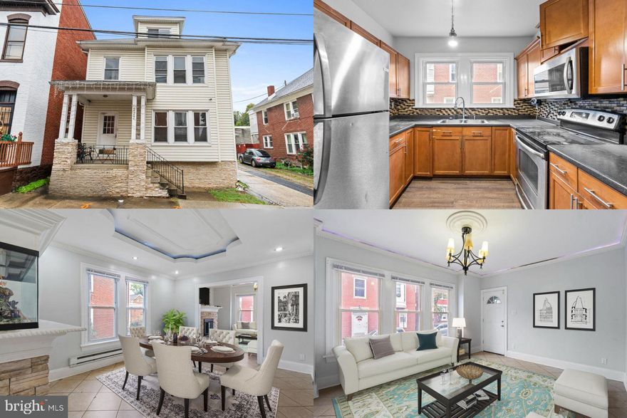 Don't miss this fantastic investment opportunity! This quadruplex in Hagerstown offers the potential for substantial rental income.  This property consists of four separate units: Basement efficiency unit has 1 room and 1 bathroom. Main level with 3 bedrooms and 1 bath. Upper level with 2 bedrooms and 1 full bath. Loft with a bedroom and one full bath. Nice fully fenced backyard. Situated in Hagerstown, this quadruplex enjoys a prime location, providing access to local amenities, services, and transportation options. **Accepting back up offers**