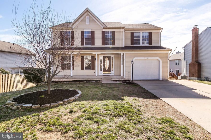 Spacious Colonial Located in Chapman Farm with 4BR, 2 Full Baths, 2 Half Baths! Features HW Floors in Foyer & Kit, Fam Rm w/Wood Burning FP & 2 Sky Lights!  Formal LR & DR. Huge Deck overlooks lovely Fenced Back Yard!  Large MBR w/MBA w/sep Tub & Shower & Dbl Vanity, Large REC Room w/Pool Table, Plus LL Rm used as 5th BR/Den. Poly Pipes Replaced! New Roof! Fresh Paint! New Carpet!  Great Location!