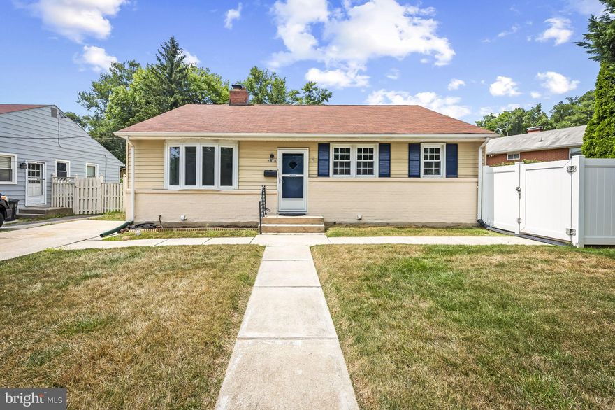 ** Multiple offers received, sellers are requesting highest and best offers due by Monday July 22nd at 12pm** Discover the perfect blend of comfort and convenience in this charming 3-bedroom, 1.5-bath rancher nestled in the sought-after Garrigan Crest community of Lutherville-Timonium. The main level welcomes you with an open-concept living space, featuring elegant laminate plank flooring and neutral paint throughout. The living room is highlighted by a cozy wood-burning brick fireplace, ideal for relaxing evenings. The kitchen, updated in 2015, showcases granite countertops, a stylish backsplash, and stainless steel appliances. The breakfast bar, adorned with pendant lighting, provides a great spot for casual meals. Each bedroom offers the same beautiful laminate plank flooring and includes a ceiling fan for added comfort. The full bath features a tub-shower combo, ensuring convenience for all. The lower level expands your living space with a spacious recreation room, a versatile storage room, and a practical laundry room with a utility sink and concrete flooring. A convenient half bath completes this level. Outside, enjoy a vinyl privacy-fenced brick patio, perfect for entertaining, and a large, level rear yard that's partially fenced and includes a handy shed. Parking is a breeze with a concrete driveway accommodating two cars, plus additional on-street parking. Ideally situated on commuter routes, this move-in ready home provides easy access to everything Lutherville-Timonium has to offer. Don’t miss the opportunity to make this delightful rancher your new home!