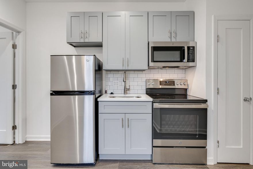 Discover the ultimate rental experience at 4216 Westminster Ave - Unit 2! Step into this newly renovated one-bedroom apartment, featuring an upgraded kitchen with stunning quartz countertops, sleek gray shaker cabinets, a delightful white subway backsplash, and top-of-the-line GE appliances. The bathroom has been tastefully redone, boasting a tub adorned with white subway tiles and a stylish gray vanity. This exceptional unit also offers central AC, luxurious vinyl plank floors throughout, keyless entry and a video intercom system. Situated just minutes away from renowned attractions including the Philadelphia Zoo, The Please Touch Museum, the Art Museum, Franklin Institute, the Barnes, Drexel University, the University of Penn and University of the Sciences, parks, sporting events, and so much more. Don't let this extraordinary opportunity slip away! $75 monthly water fee will cover all cold water usage. First, last, and security deposit required to move-in. Contact us today to schedule a viewing and secure this remarkable living space as your new home.