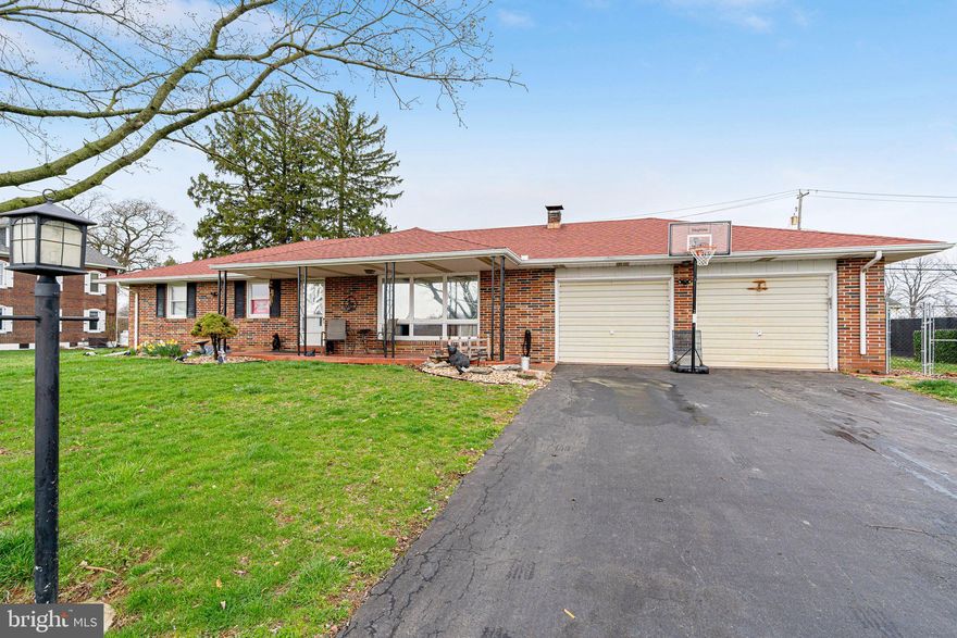 *preference given to buyer's willing to use seller preferred title company

Nice brick 3BR ranch with spacious backyard and amazing mountain views in Schuylkill Valley School District! This quality built home has been impeccably maintained and is ready for it's new owner. Outside has great views and a nice patio. Walking through the front door leads you into the foyer complete with one of many closets. The living room has large windows flooding the room with natural light. Open kitchen and dining area. The kitchen has well built cabinets and an island. Down the hall is three bedrooms and full bathroom. Attached is a two car oversized garage with laundry hookups. The basement is unfinished, large, clean and could easily be transformed into something amazing. This home also has replacement windows, newer roof and central air.