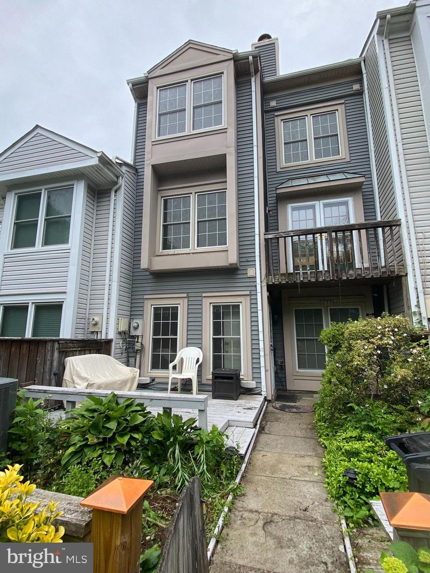 Great Location, in the heart of Centreville. Home needs a little TLC painting and floor will make this home move in ready. Fenced in front yard and shed that needs some repairs. Please don't go out on the balcony unsafe. Great three level townhome. on suite on the 2nd level w/ balcony. Nice size bedrooms on the third level. Living room offers a wood burning fireplace. Open floor concept. Property faces common grounds, feel like your in the country, but city life style.