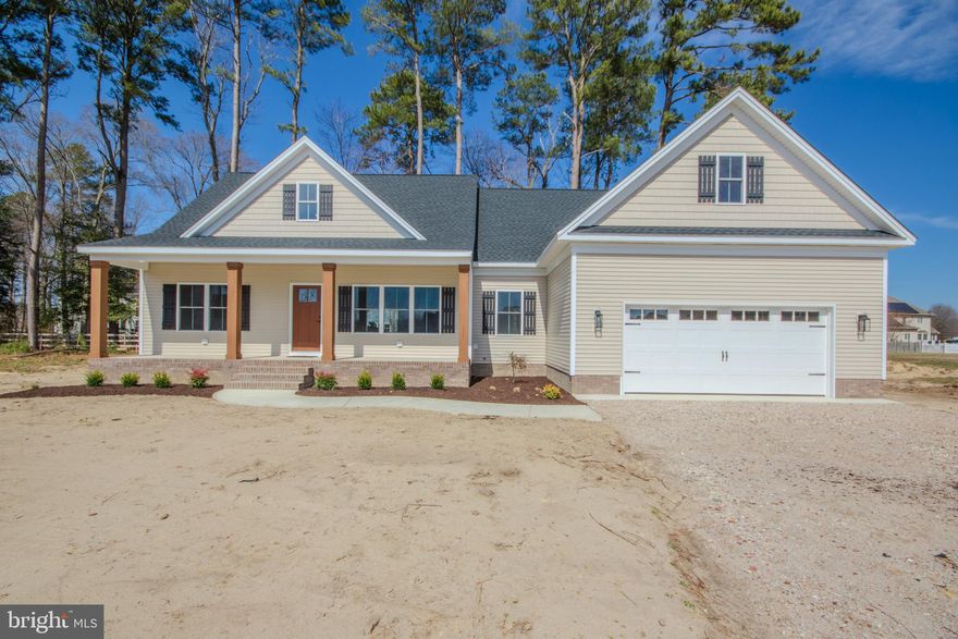 The Messicks have been hard at work preparing another beautiful home in the popular Steeplechase community. At the end of a cul-de-sac you'll find this 4 bedroom, 3 full bath, Craftsmen style home. An inviting covered front porch welcomes you home into a spacious open floor plan with a dramatic vaulted ceiling, recessed lighting and a feature fireplace in the family room. The stunning kitchen with a large island with bar seating, a huge pantry as well as a separate eating area will delight the cooks in the family. The main floor boasts the popular split floorplan with a beautiful primary bedroom and bath with a large walk-in closet, and a spacious laundry room on one side of the living area, with two additional bedrooms and a shared bath on the other. The second floor has an additional  bedroom and full bath as well as a large attic storage space.  Steeplechase offers amenities that are hard to find in our area with a community pool, play area and tennis courts for your enjoyment. Contact me or your agent for a private tour! Interior pictures will be uploaded soon.