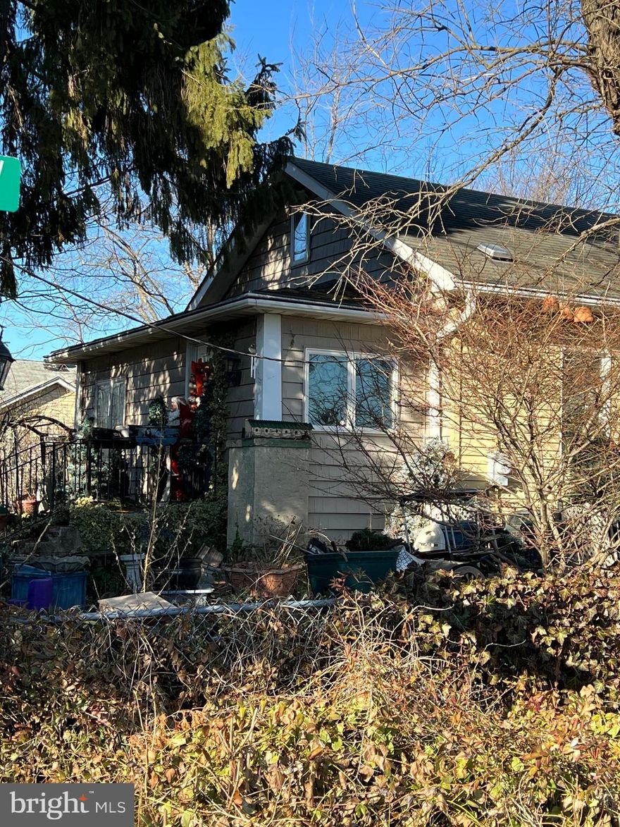 Opportunity awaits in this 1-story bungalow situated on a spacious corner property! This home features 3 bedrooms, 1.5 bathrooms, a comfortable living room, a separate dining room, and a kitchen ready for your personal touch. While the home needs some TLC, it offers great potential for investors or buyers looking to bring their vision to life. Additional highlights include a functional layout and a convenient location close to shopping, dining, and major roadways. Being sold strictly as-is—bring your creativity and make this home your own! Please enter at your own risk. There is a lot of stuff there. Property is being sold strictly in AS-IS condition. No repairs will be made. Buyers are responsible for obtaining the Certificate of Occupancy & Fire Certification through the Township as well as any other repairs that may be called for by their lender.