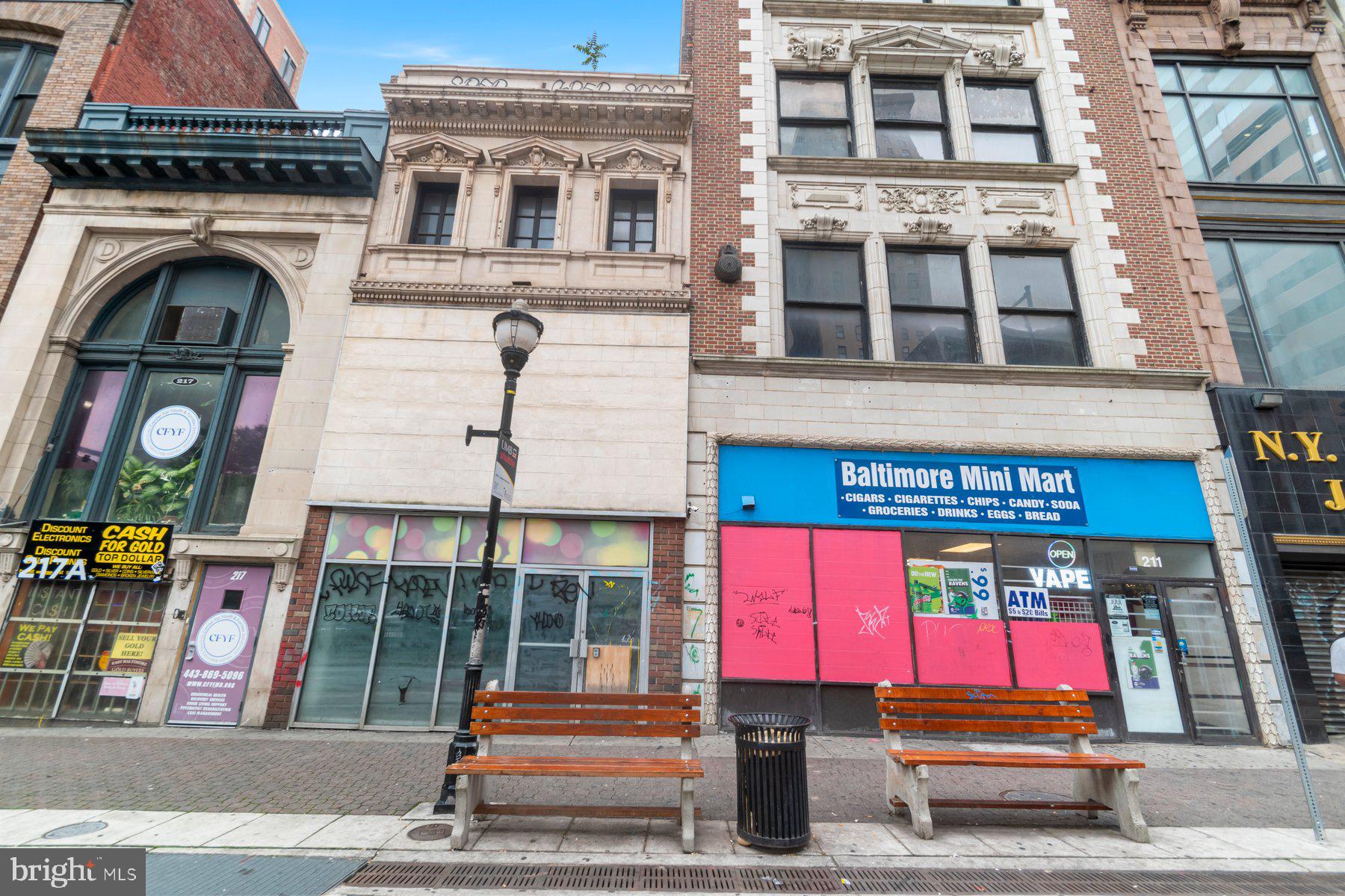 211, 213 E BALTIMORE ST