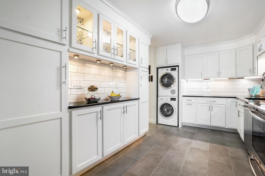 ***** SOLD/SETTLED/CLOSED. ***** WELCOME HOME to 5902 MOUNT EAGLE DRIVE, #1615 at MONTEBELLO, -- the area's premier AWARD-WINNING luxury condominium! ***** IT'S ALL ABOUT THE VIEW! 16th/TOP-FLOOR PENTHOUSE UNIT WITH 180-DEGREE PANORAMIC VIEWS of DC, Old Town, and the Potomac, w/nighttime views and the fireworks being especially spectacular. •2-BEDROOMS/2-FULL BATHS w/GARAGE PARKING: One of Montebello's most desirable floor plans, noted for its large rooms and generous size closets. •MOVE-IN-READY/UPDATES AND IMPROVEMENTS: Features beautifully renovated kitchen and baths, upgraded wood flooring, doors, crown molding, lighting, HVAC, tastefully painted and more! •ENTRY FOYER: Beautiful floors greet you. Features exceptionally large coat closet. •LIVING ROOM: Extra spacious, plenty of wall space for optimal placement of sofa and entertainment center. •SUN/FLORIDA ROOM/SCREENED PORCH: This is ADDITIONAL SQUARE FOOTAGE/LIVING SPACE. HVAC vented, upgraded flooring and ceiling fan/light. Perfect for pets and plants. •DINING ROOM: Easily accommodates table for 6 or more and buffet and china cabinet. •KITCHEN: COMPLETELY RENOVATED! Features OPEN-KITCHEN CONCEPT to dining room, soft/self-closing Craftsman/Shaker cabinetry, upgraded countertops w/subway tile backsplash, undercabinet task lighting, and upgraded stainless-steel appliances. Very practical/functional layout, w/plenty of workspace, cabinets and countertops, including BONUS extra-wall of cabinets! •PRIMARY/MASTER BEDROOM WITH FULL BATH: Generous size room, plenty of space for optimal placement for king-size bed, furniture, and sitting area. Features mirrored dressing area, plus TWO LARGE WALK-IN CLOSETS with custom organizers. FULL BATH: COMPLETELY RENOVATED! Including upgraded vanity, lighting, tiled floors, and walk-in shower w/floor-to-ceiling tiled walls. •BEDROOM #2: Ideal for guests or home office. Exceptionally spacious w/large, mirrored double-closet. •FULL BATH #2: BEAUTIFULLY RENOVATED! Including upgraded vanity, tiled flooring, lighting and fixtures. Also features bathtub/shower combo. •LAUNDRY: Washer/dryer in unit. Plus, the building offers commercial washer/dryer for over-sized items. •HVAC AND UTILITIES: Upgraded Carrier brand HVAC in 2019 w/semi-annual inspection included in condo fee. Hot and cold water also included, electric billed separate w/Dominion Energy, and Verizon FIOS and Cox for internet, TV, and landline phone. •EXTRA-STORAGE: Large walk-in storage closet off hallway. PLUS, more storage in Building 5902, Level B1, Room 13. •PARKING: ***** GARAGE PARKING SPACE CONVEYS - A $35,000 ADDED VALUE! ***** (NOT all Montebello homes offer garage parking.) Building 5902, Level B1, #98. Plus, additional unassigned parking in parking lot. BONUS! Both your garage parking space AND storage room are on the same building level. VERY CONVENIENT! •METRO: Free shuttle included in condo fee, or just a 10-minute walk to Metro!