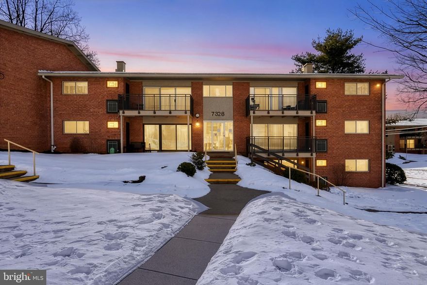 Welcome to 7328 Lee Hwy, Unit 202! This sunny, top floor 1 bedroom condo features an open floor plan and provides a lovely kitchen with breakfast bar, loads of cabinet space, and granite counters; a large bedroom with two closets; a huge sliding glass door in the main living area that floods the room with light; and an oversized, private balcony. This lovely home is a commuter’s dream with easy access to I-495, I-66, and the Dunn Loring Metro. The Mosaic District and downtown Falls Church are only 5 minutes away. This quiet, pet-friendly community features an outdoor swimming pool, picnic area, and plenty of parking. Offering both tranquility and convenience, it’s the perfect home in a spectacular location! * Newly painted with warm neutral colors throughout * Separate storage cage and laundry facilities conveniently located on the lower level of the building * Plentiful parking *  McLean High School pyramid * Perfect for first-time buyers and investors alike! * Location, location, location!  10 minutes to the Dunn Loring Metro, convenient bus stop right out front, Safeway and  shops and restaurants are across the street! Don't miss this one!