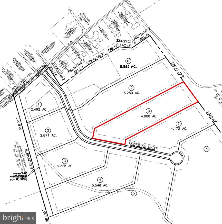 LOT #8 CONVEYOR DR